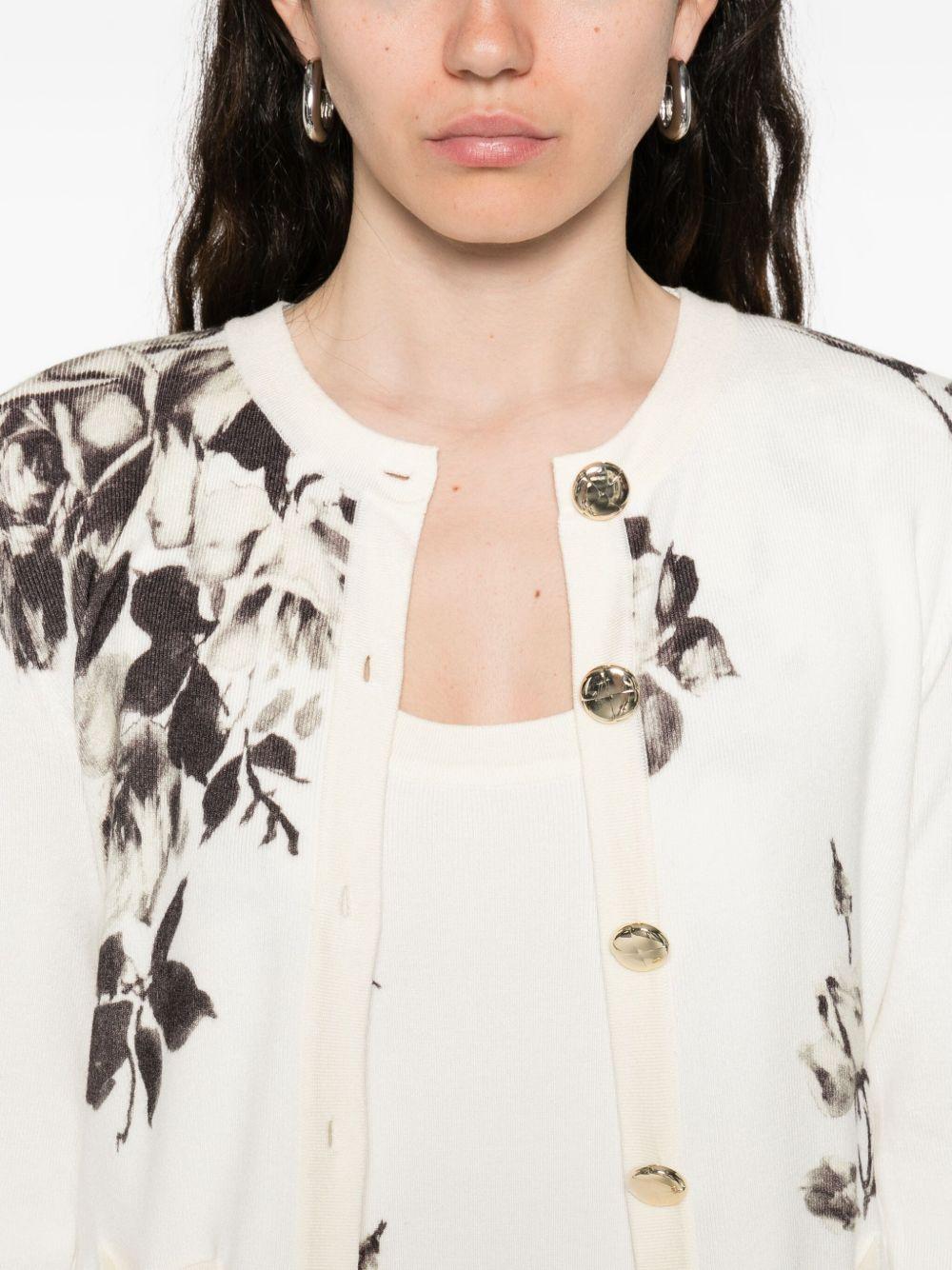 BLUGIRL Cardigan con stampa a fiori