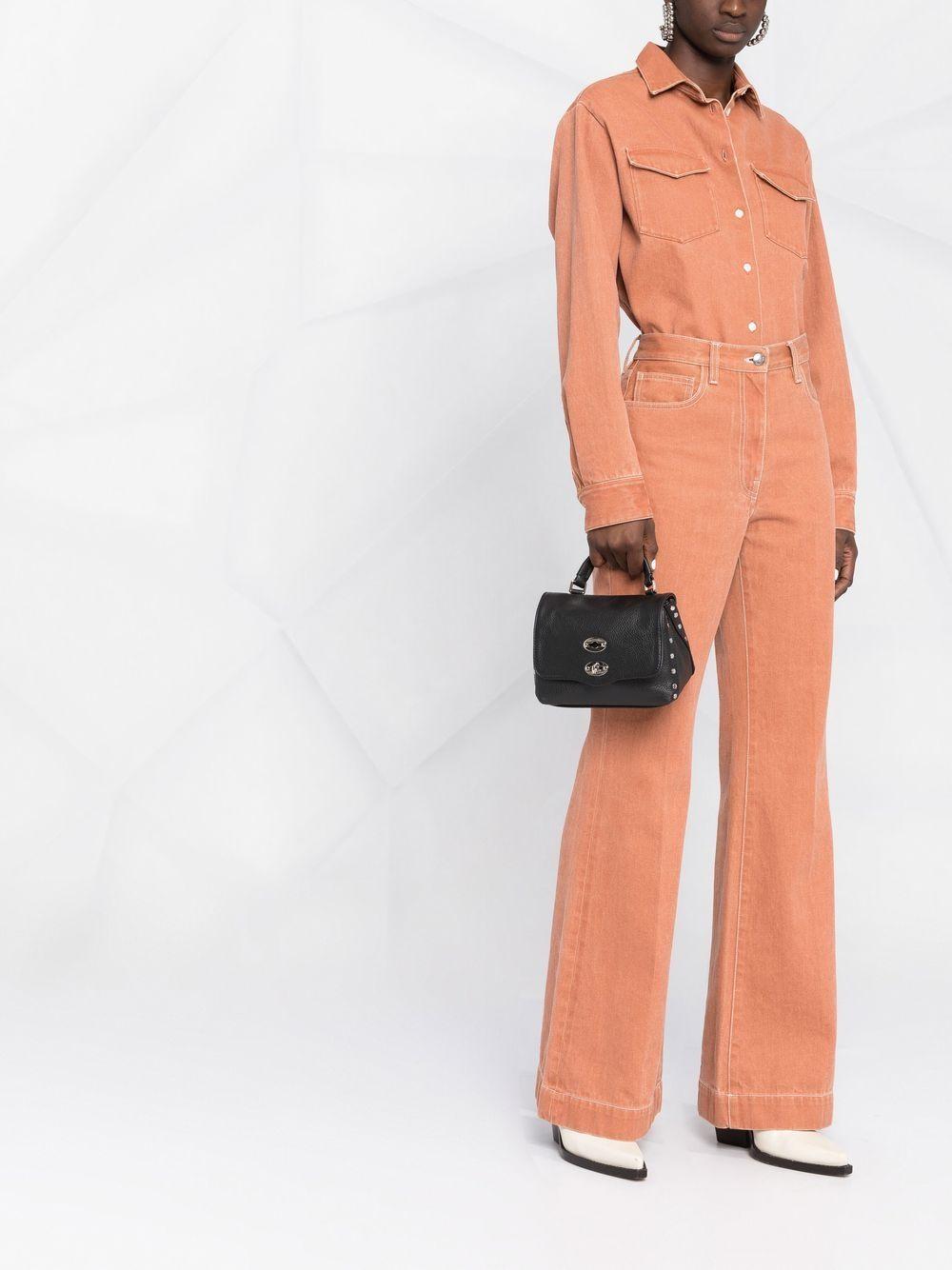 ZANELLATO Borsa tote 'Postina Daily Baby' in pelle di vitello nera