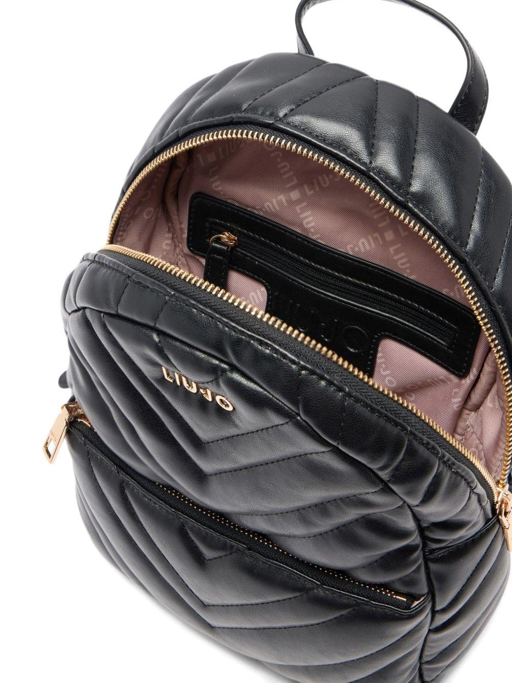 LIUJO Zaino nero trapuntato