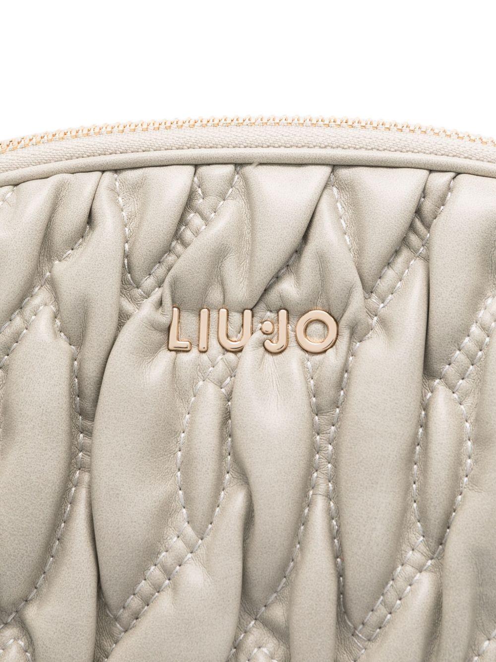 LIUJO Borsa a tracolla bianco sporco trapuntata
