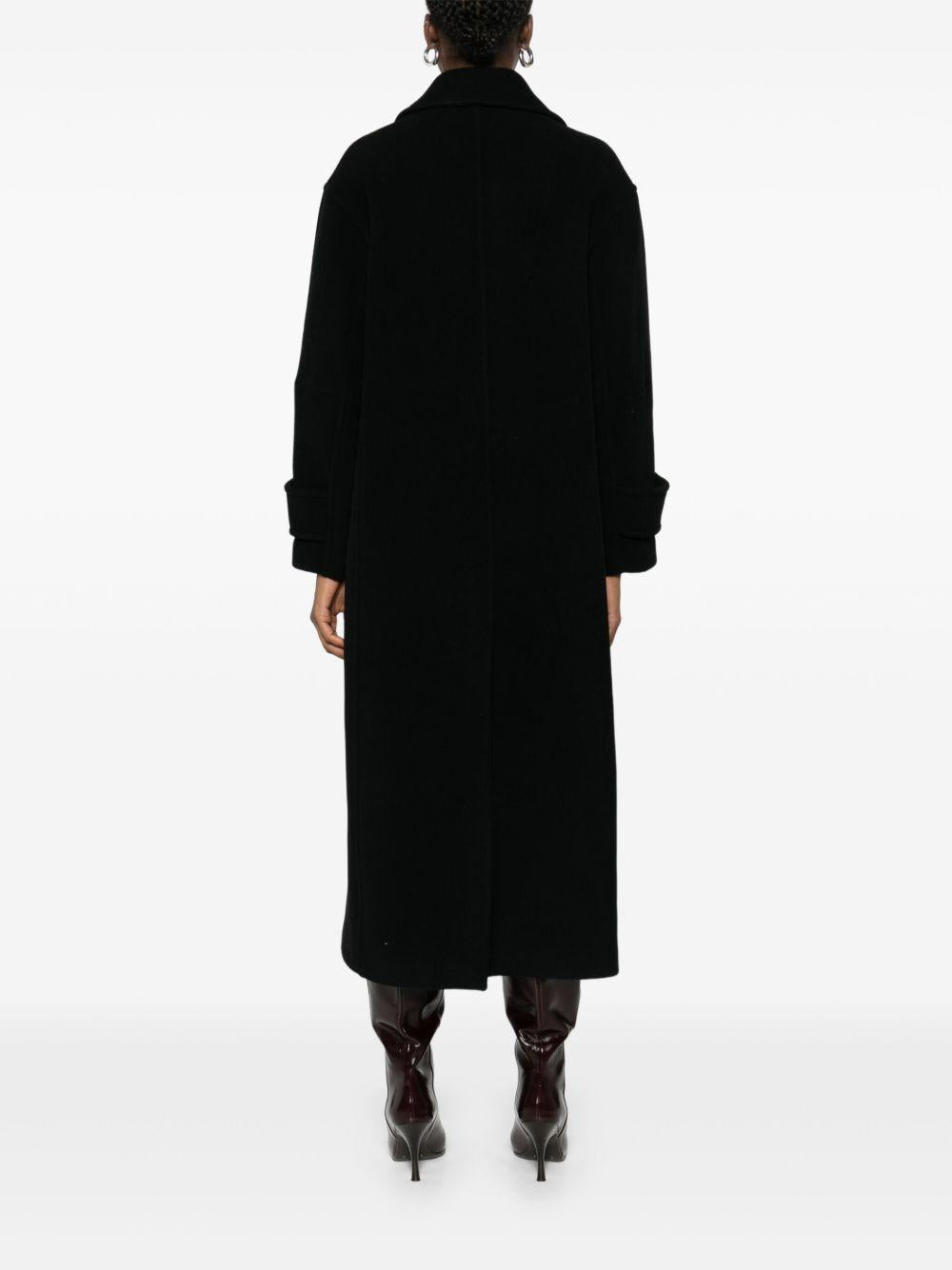 PINKO Cappotto 'Camermbert' nero in lana