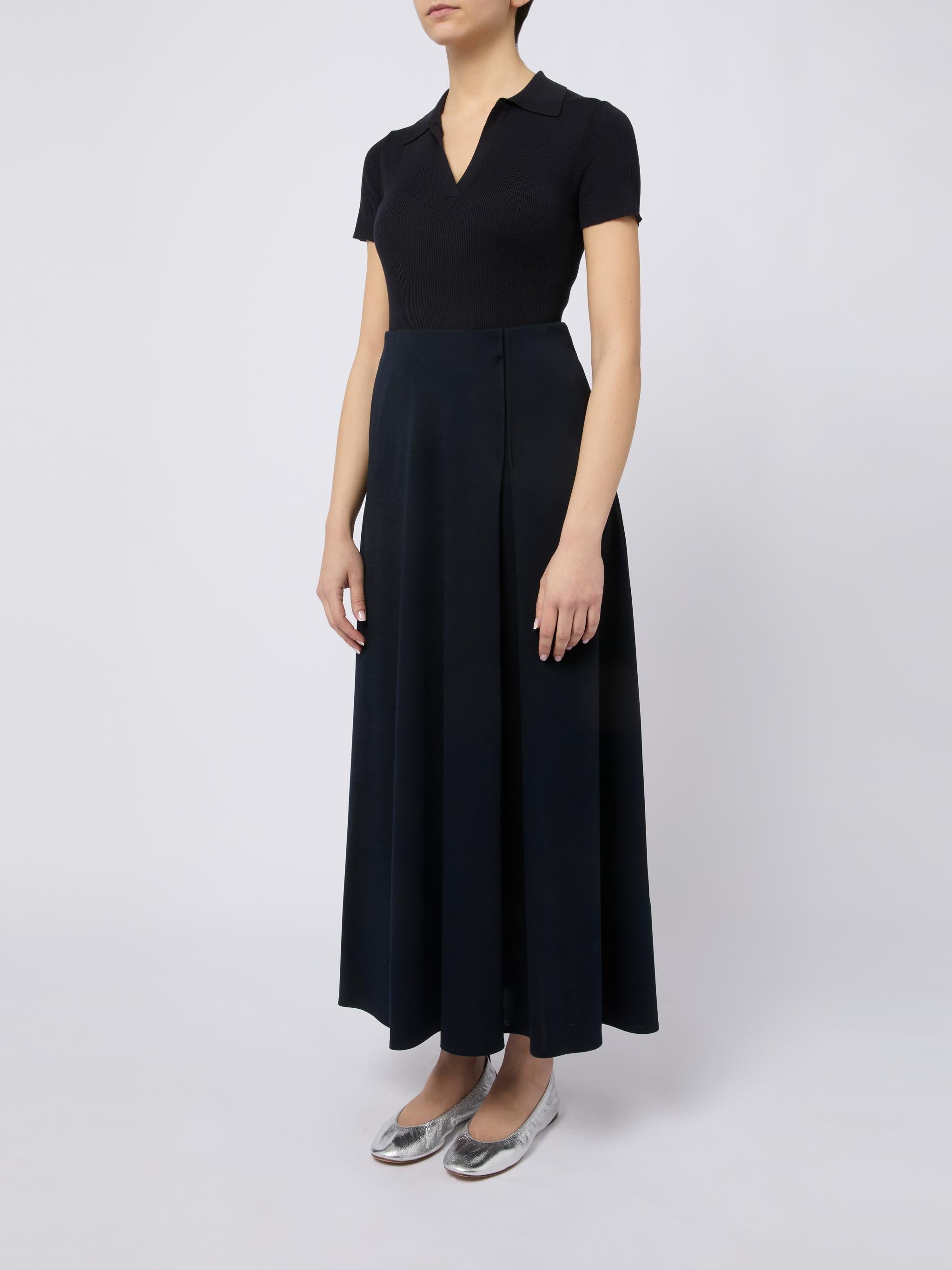 MAX MARA Gonna lunga Stille elegante e fluida nero