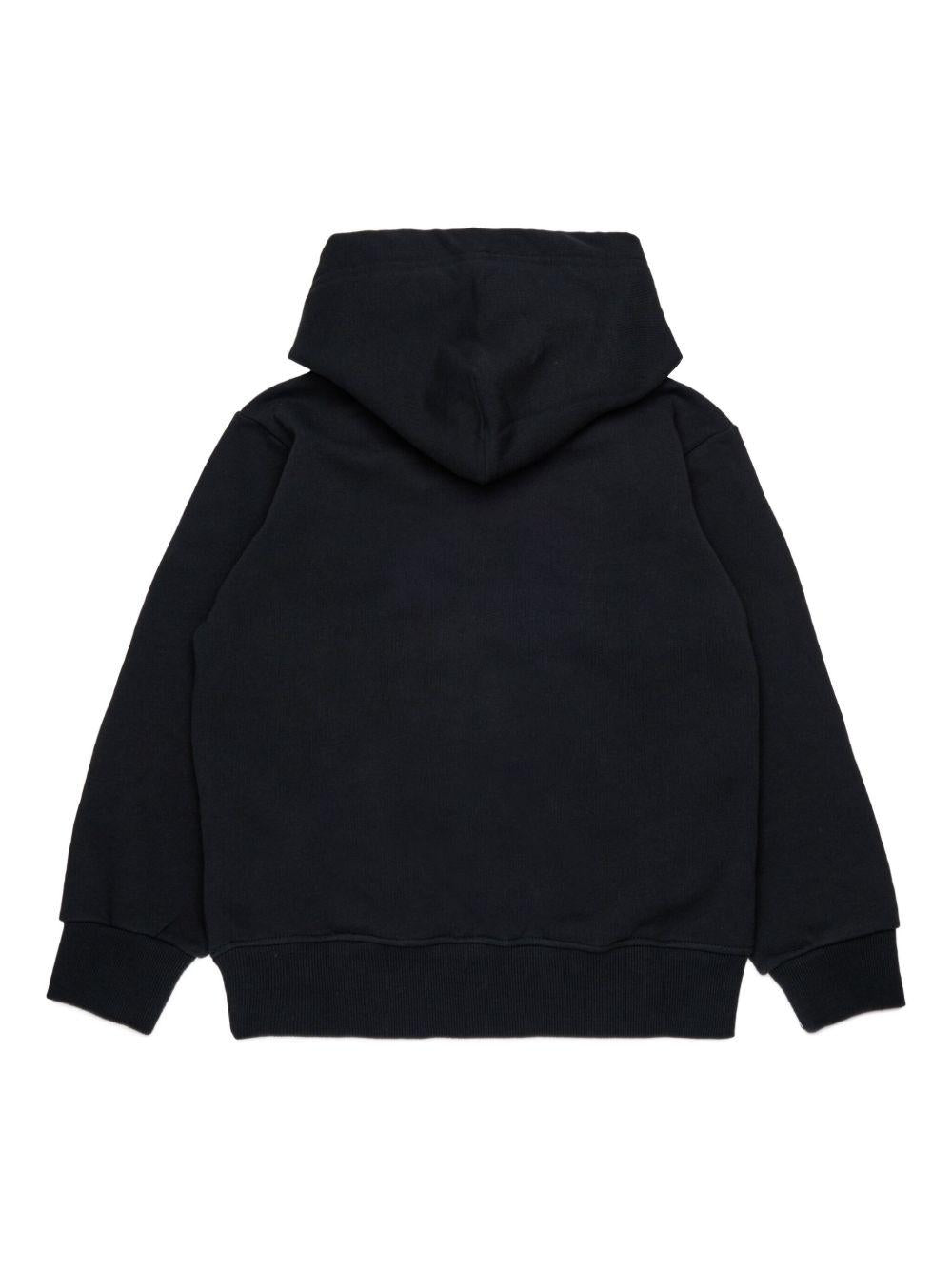 DIESEL Felpa con cappuccio nera