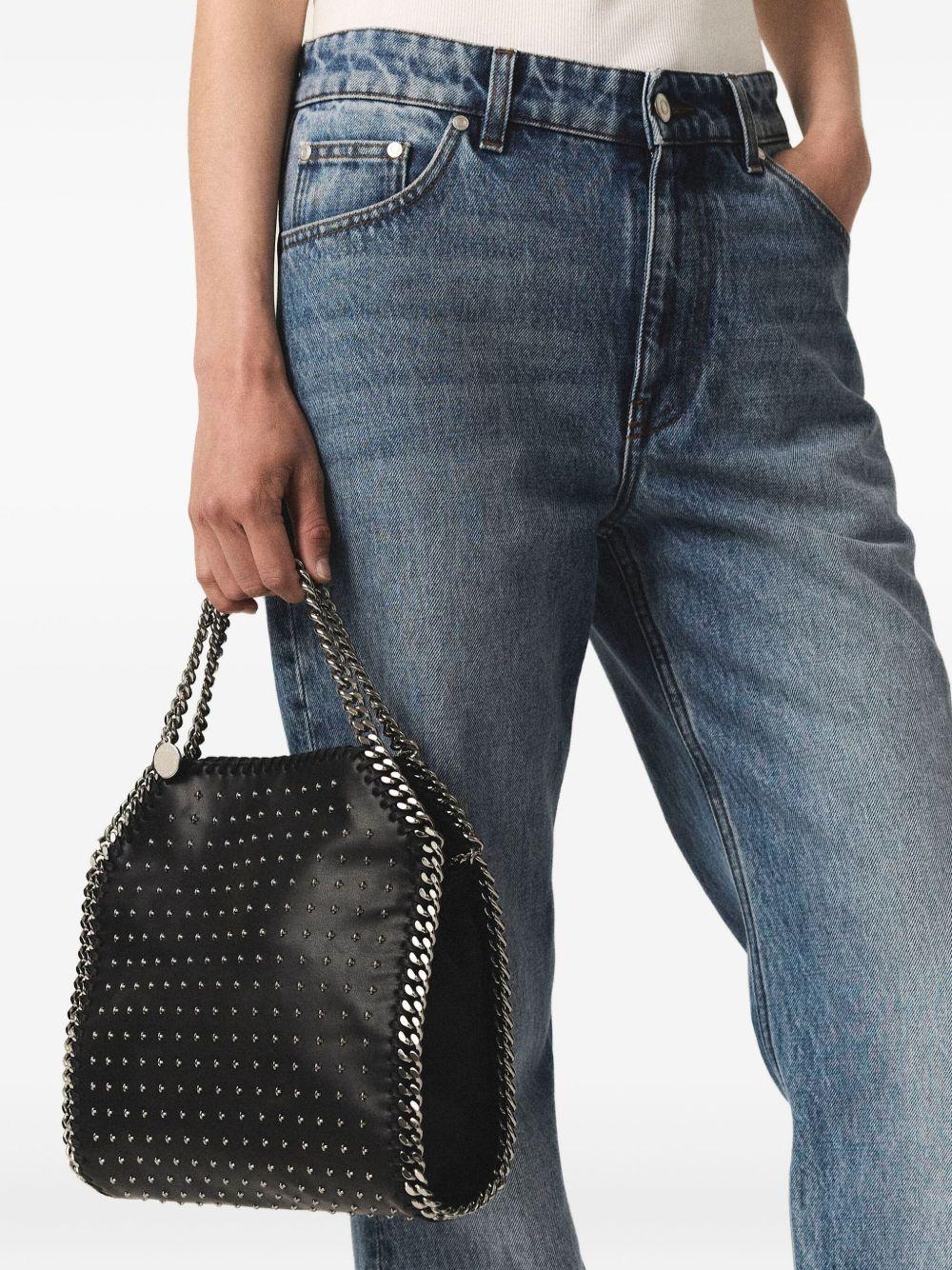 STELLA MCCARTNEY Borsa tote nera 'Falabella Star con borchie'