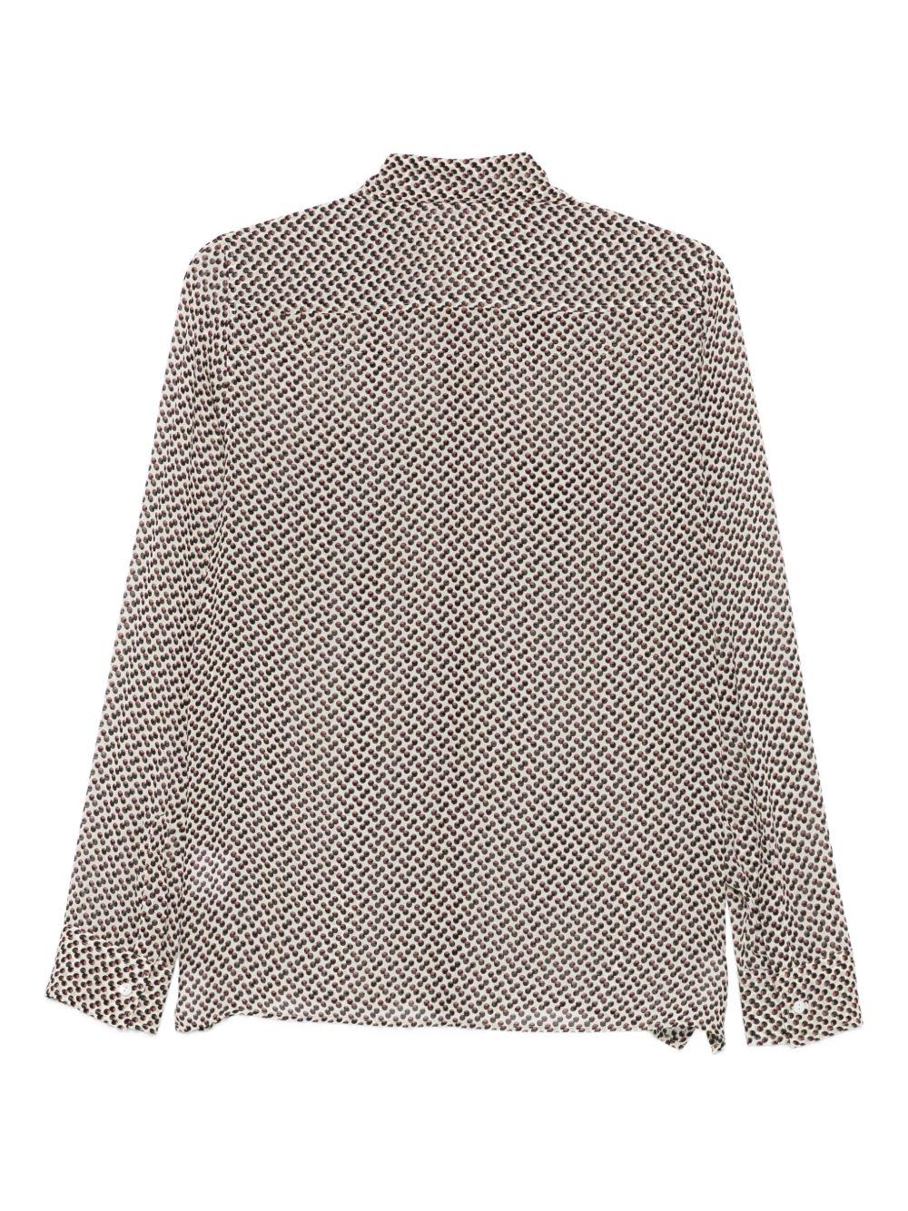 XACUS Camicia Isabella con microdisegno