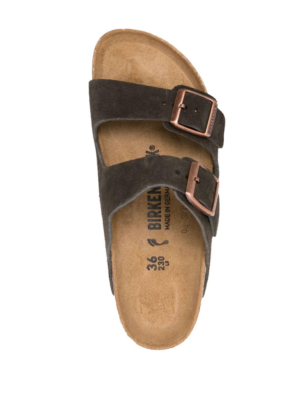 BIRKENSTOCK Ciabatte 'Arizona' in camoscio marrone
