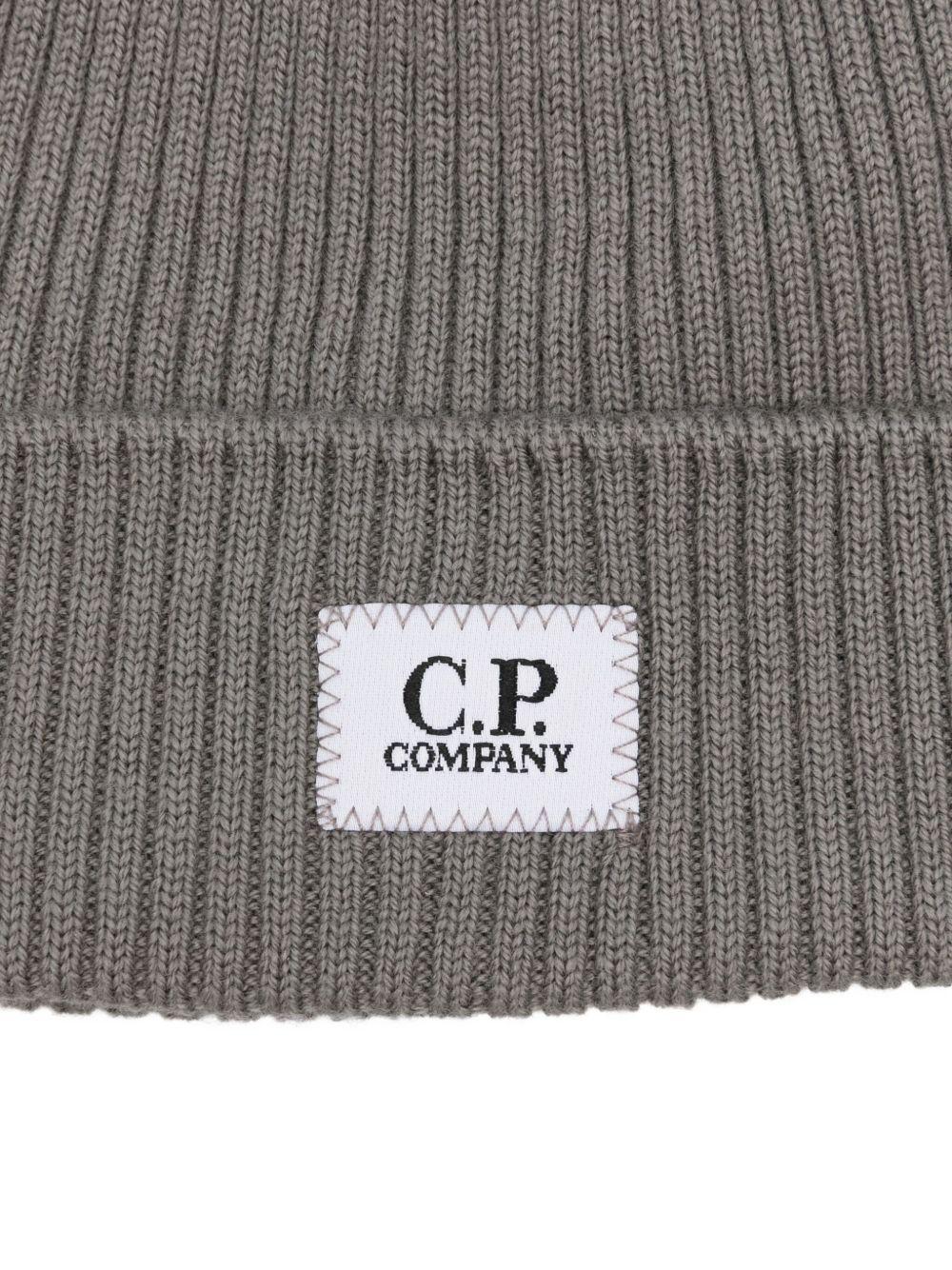 CP COMPANY Berretto in lana con logo