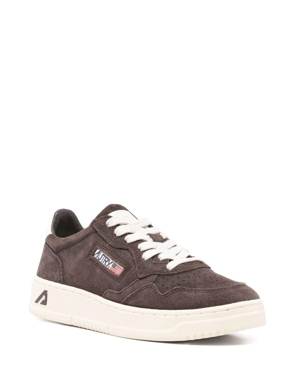 AUTRY Sneakers in pelle scamosciata marrone