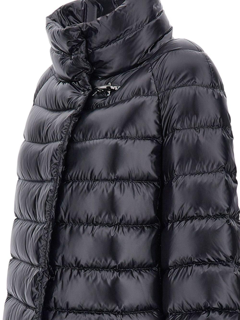 FAY Piumino trapuntato nero con Gancio