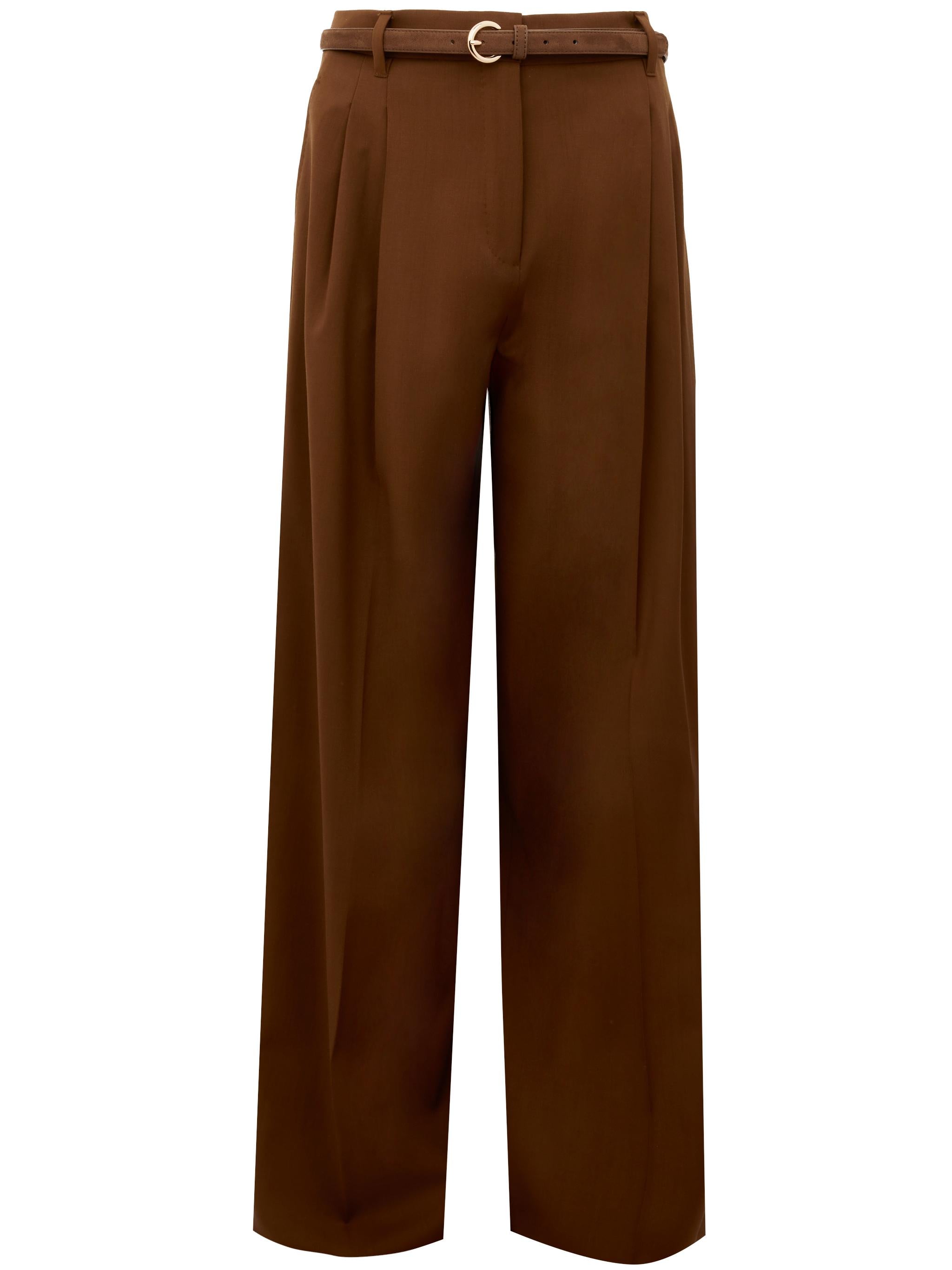 MAX MARA STUDIO Pantaloni Bacio con pinces e cintura in vita