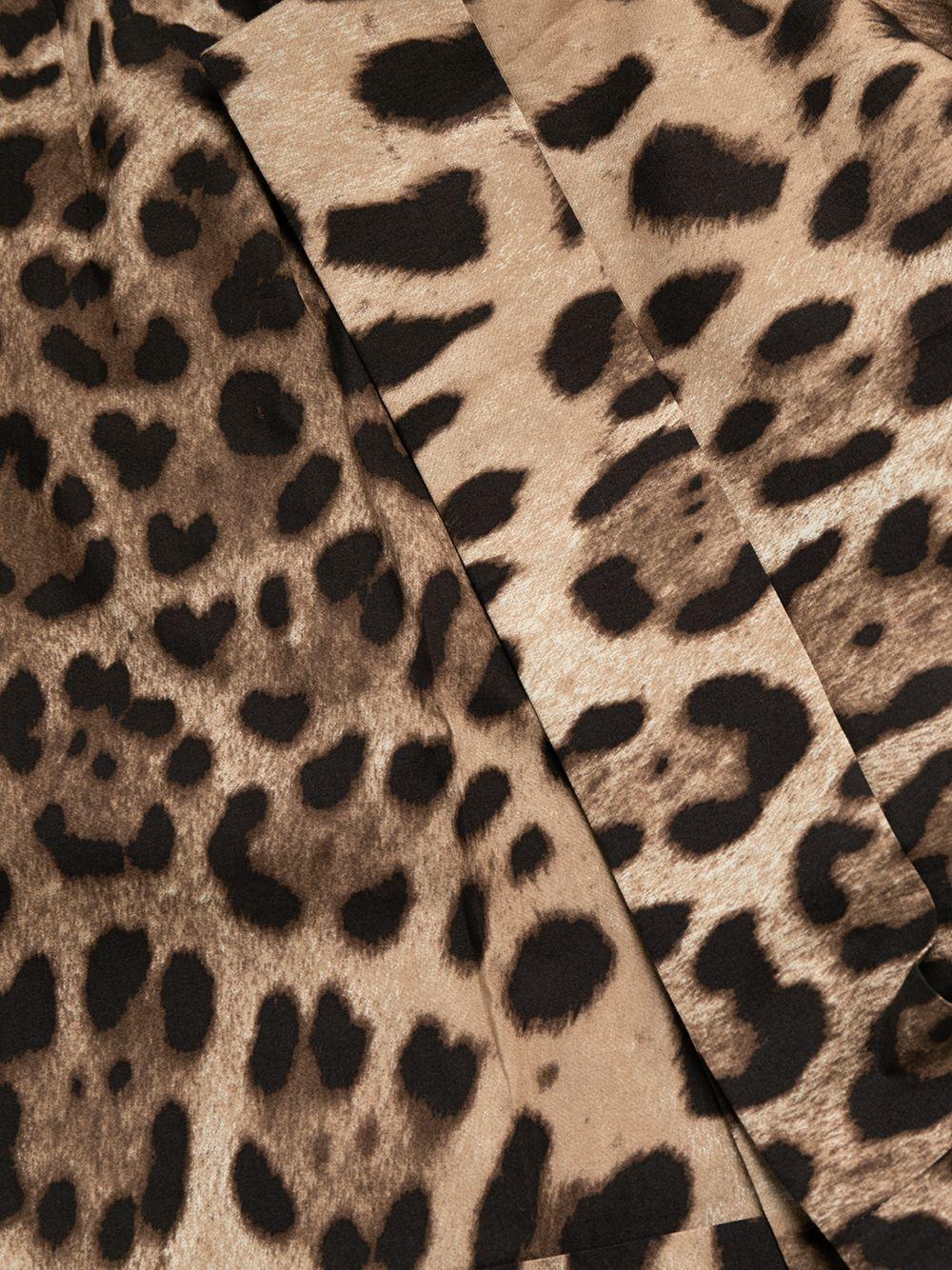 DOLCE e GABBANA Shorts in cotone leopardati