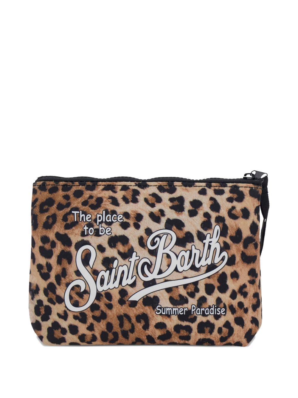 MC2 SAINT BARTH Pochette Aline con logo effetto maculato
