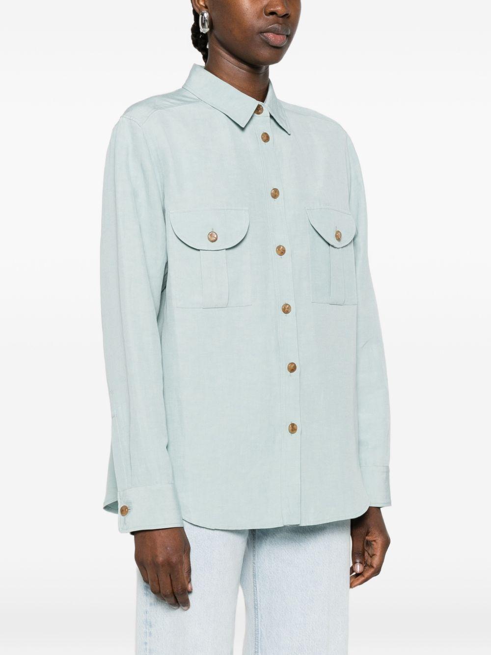 BLAZE Giacca Nariida blu con tasche ad aletta