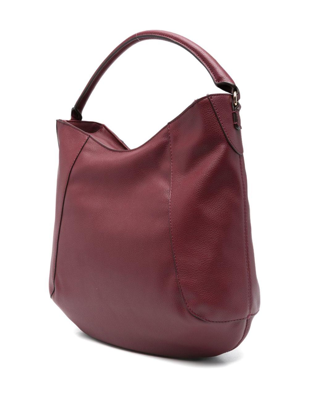 LIUJO Borsa burgudy a sacco con logo