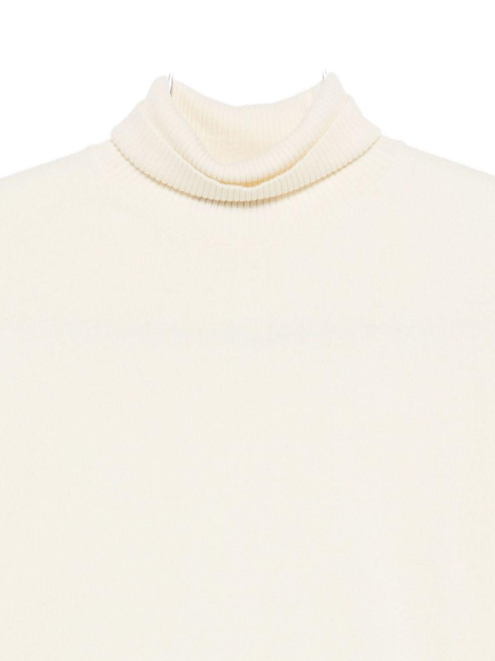 DANIELE FIESOLI Maglia a collo alto color panna