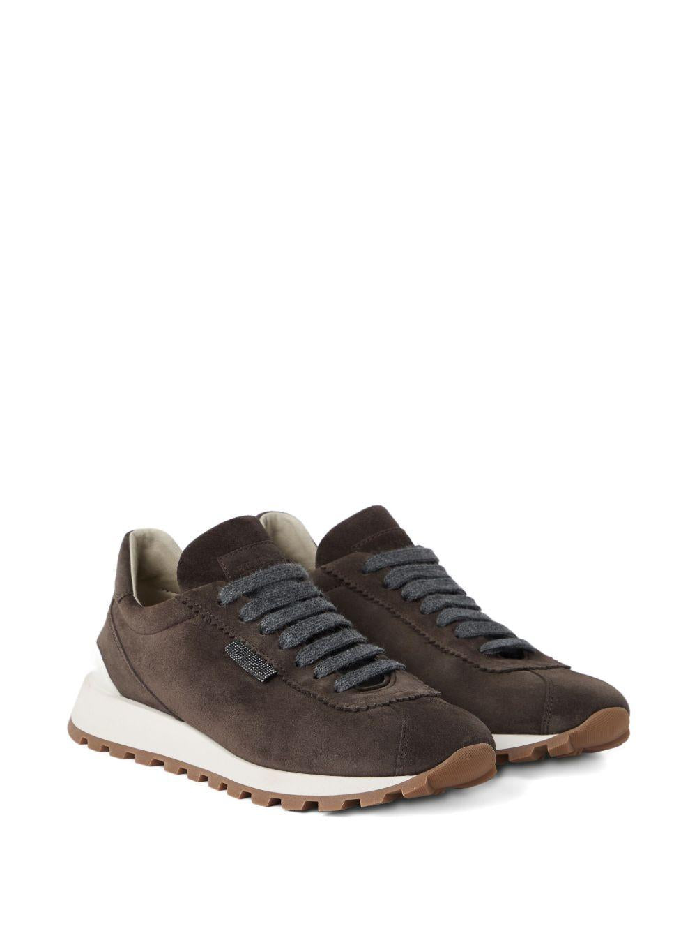 BRUNELLO CUCINELLI Sneakers in camoscio