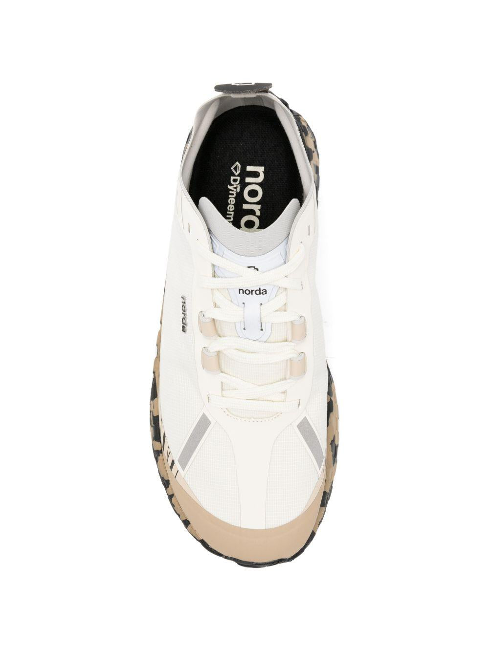 NORDA Sneakers Dyneema bianche con suola marrone