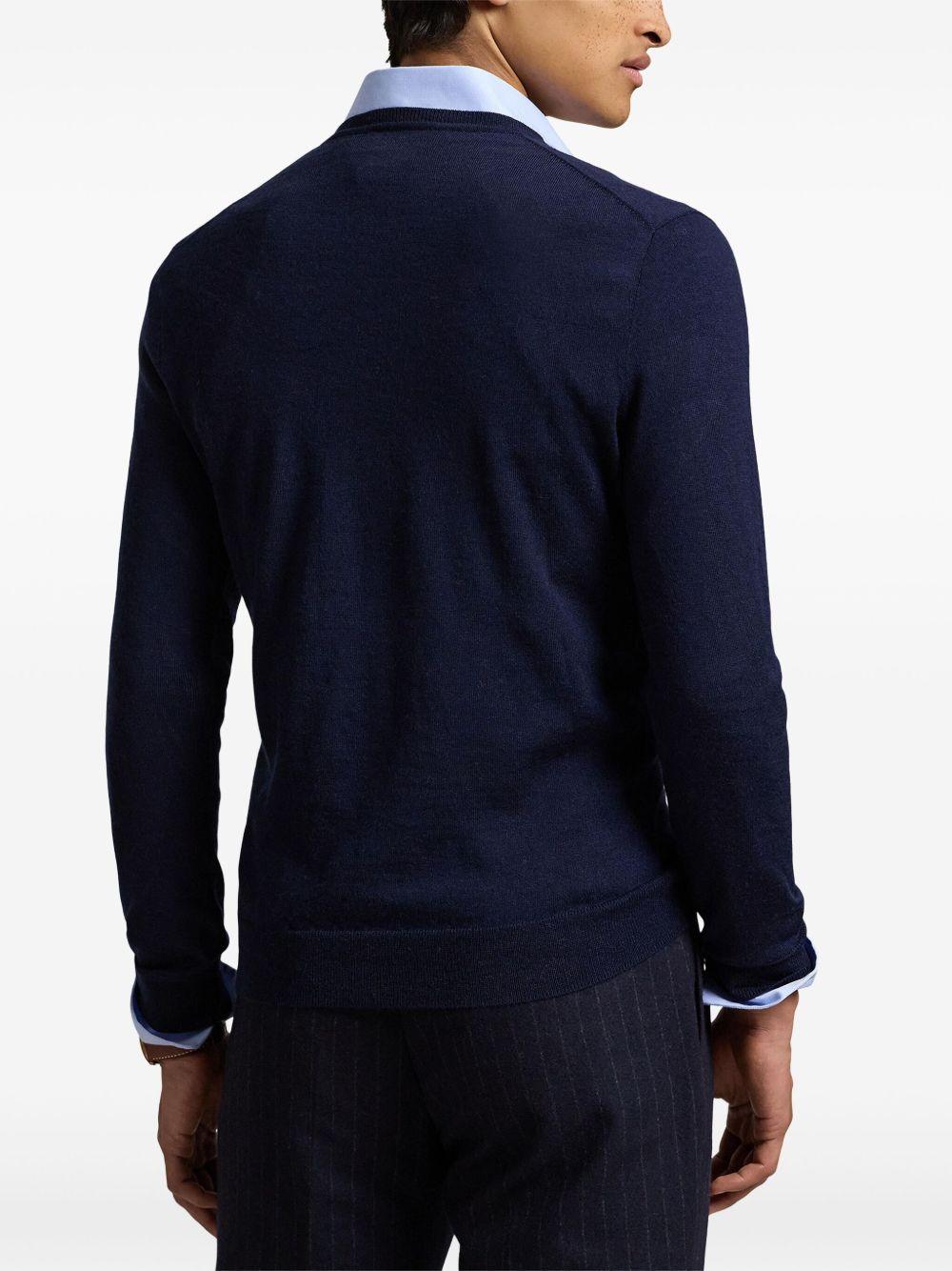 POLO RALPH LAUREN Maglia scollo a V in lana