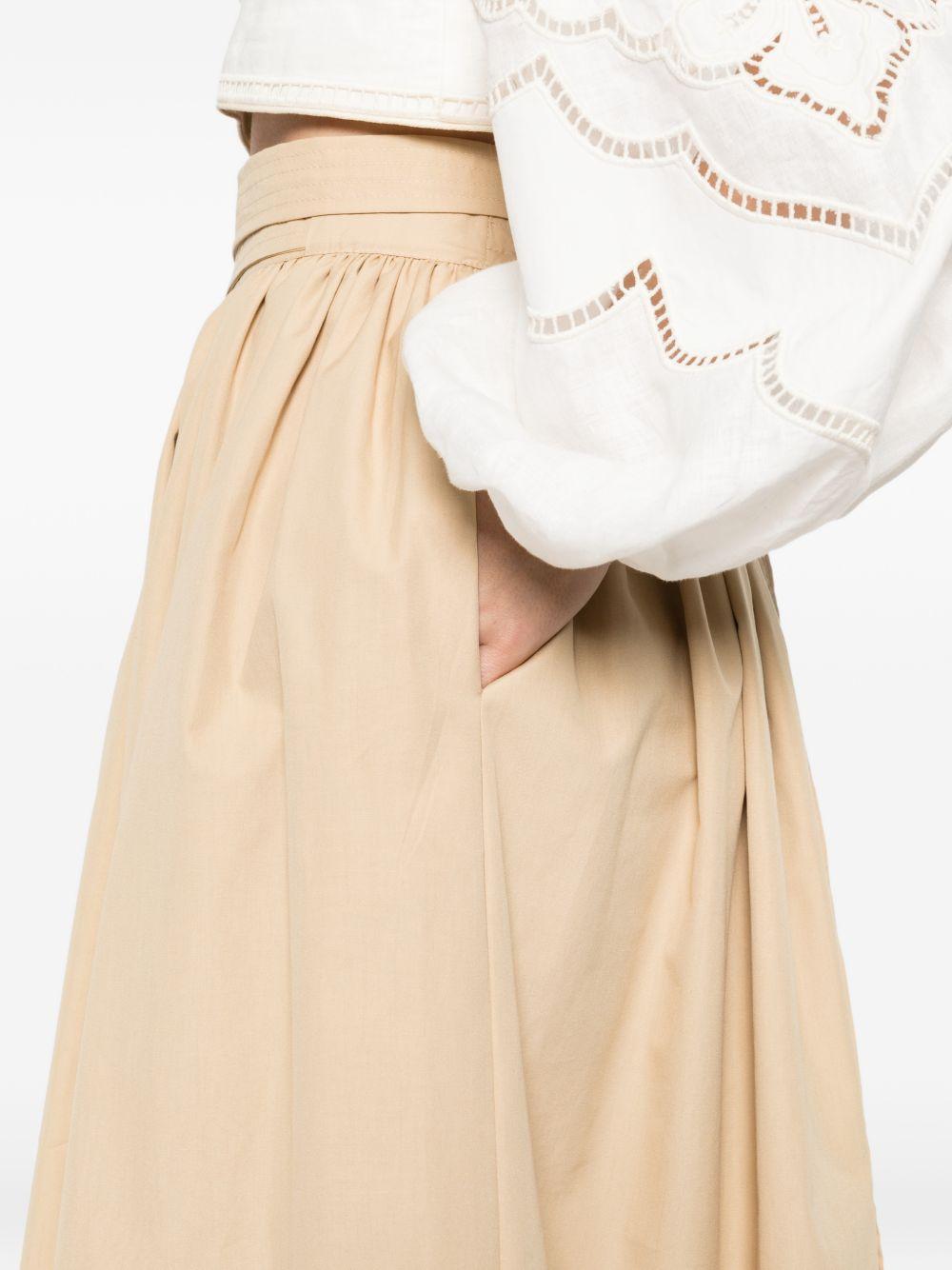 ERMANNO SCERVINO Gonna midi cammello