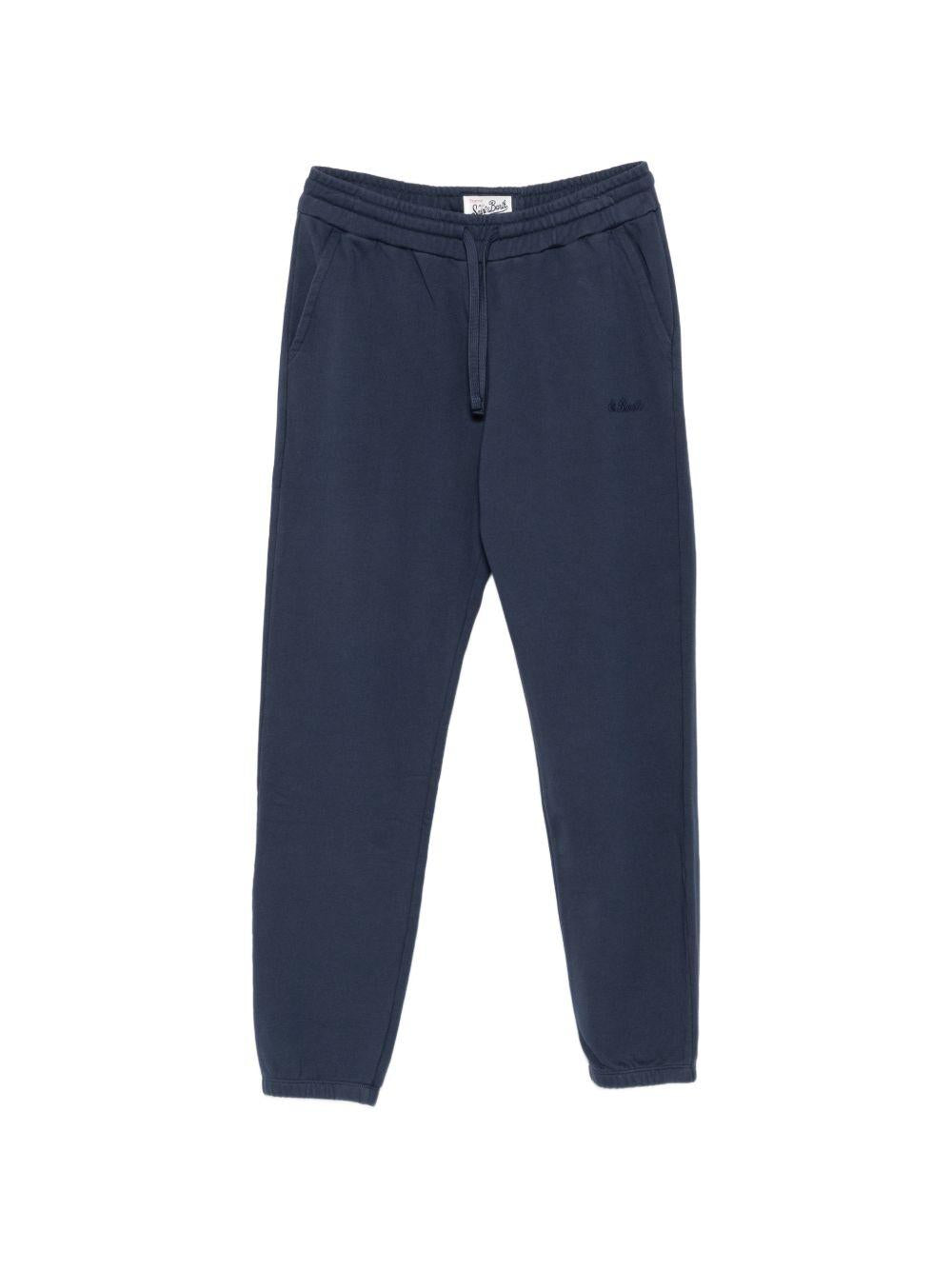 MC2 SAINT BARTH Pantaloni Bolt in cotone blu