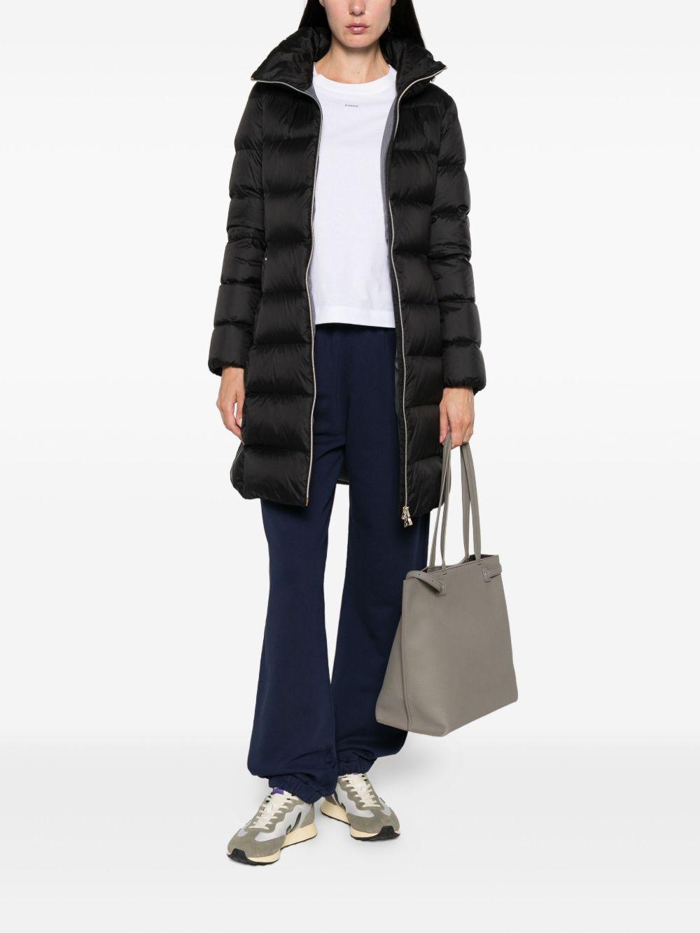 PINKO T-Shirt girocollo in cotone bianco con logo<BR/>