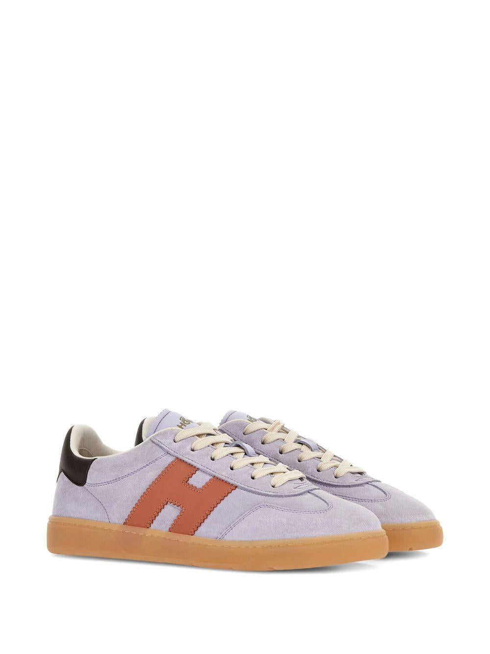 HOGAN Sneakers in pelle viola