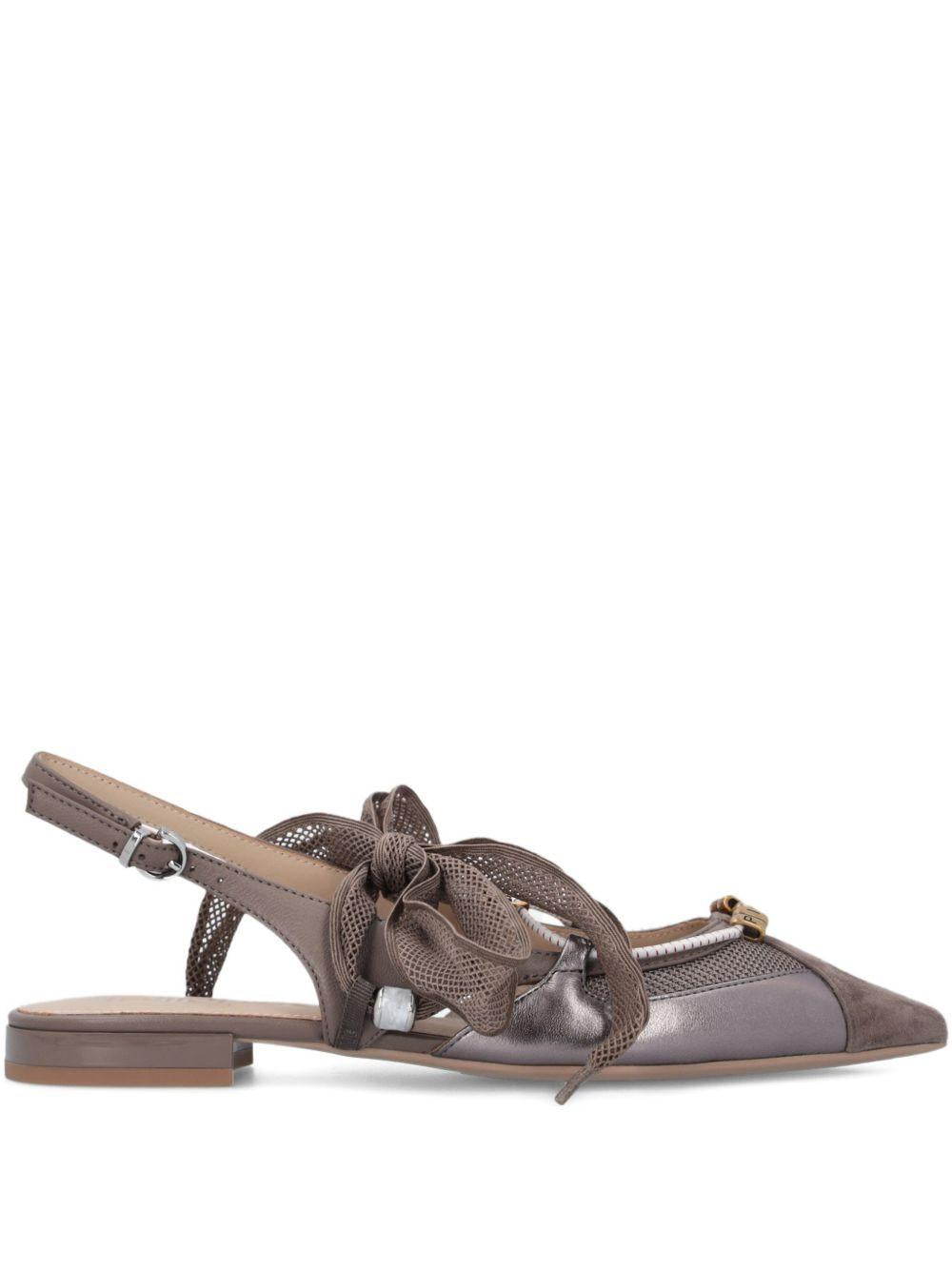 PINKO Décolleté slingback marroni 'Gianira'