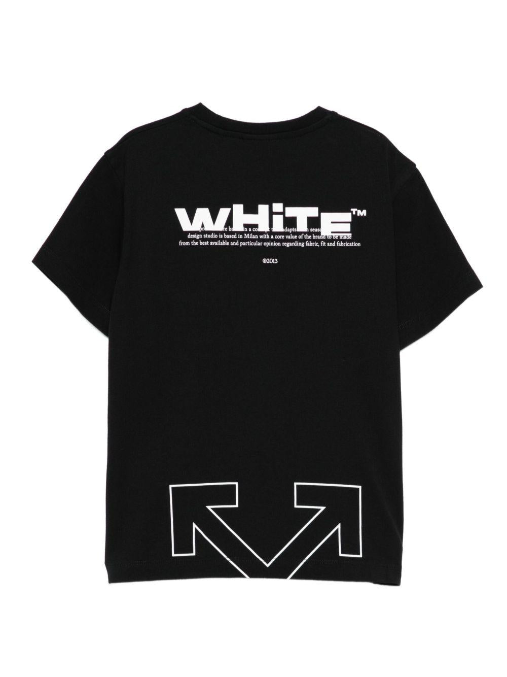 OFF WHITE T-shirt in cotone con stampa