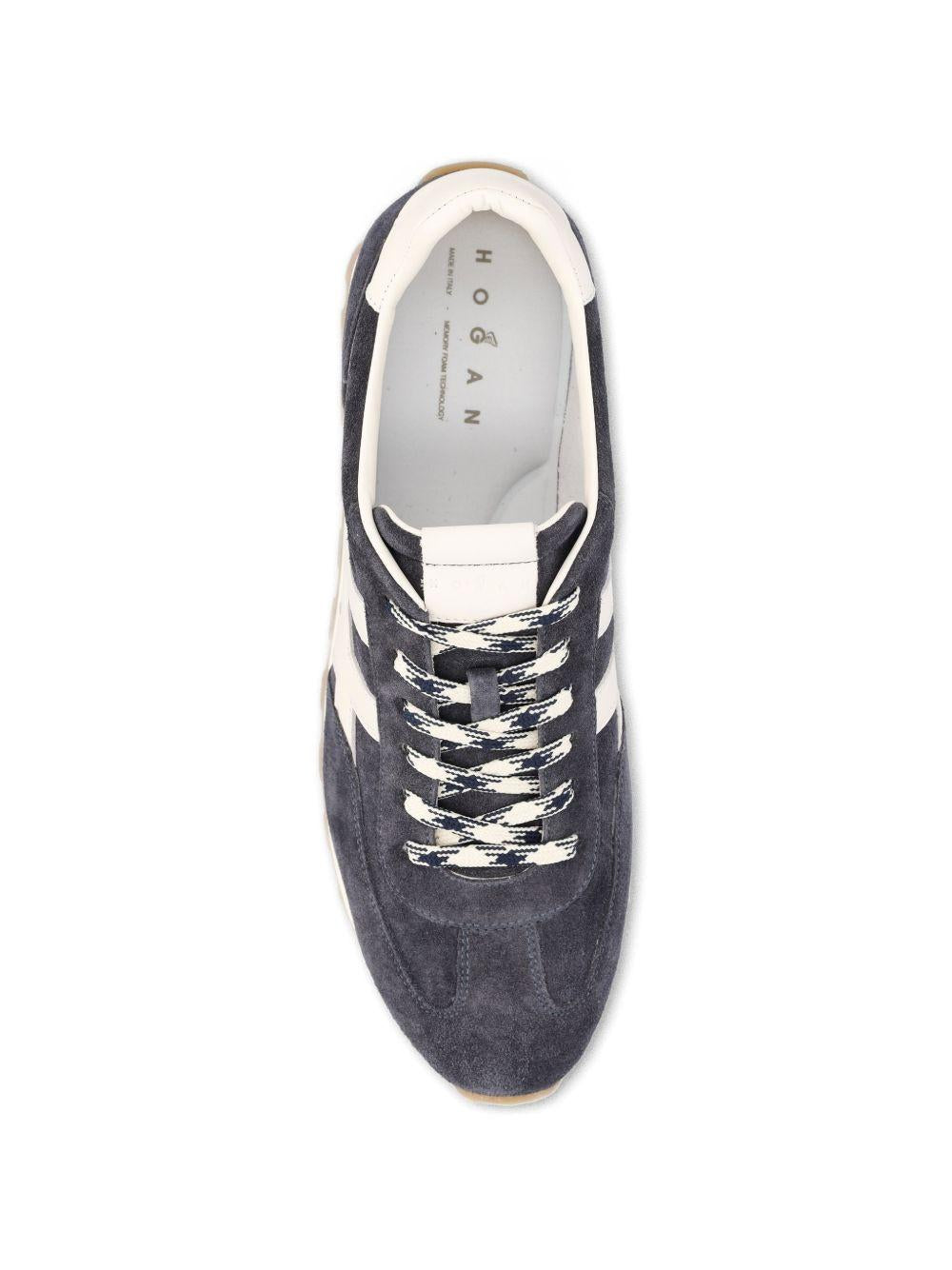 HOGAN Sneakers grigio con dettaglio H
