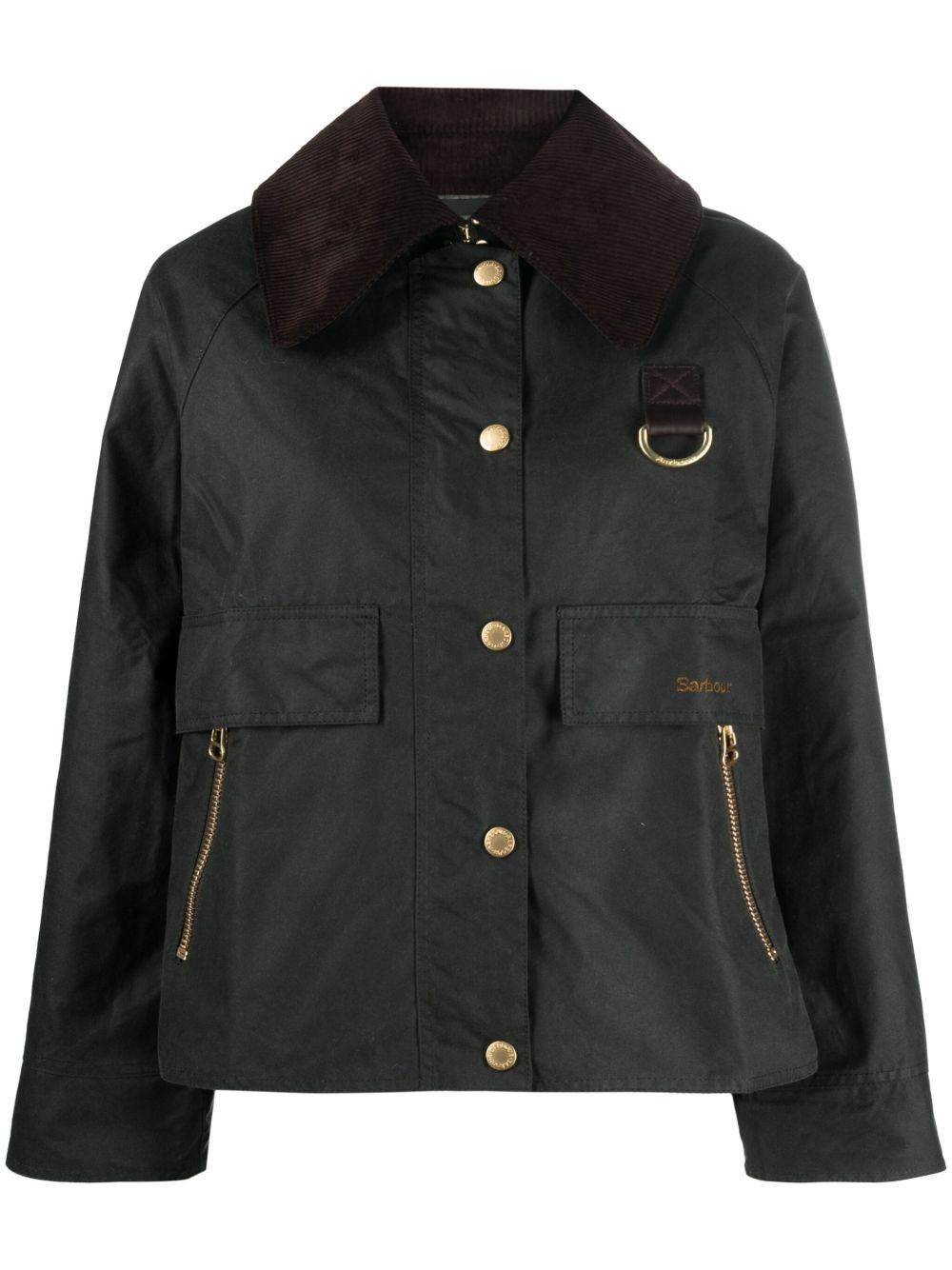 BARBOUR Giacca oversize con colletto a coste