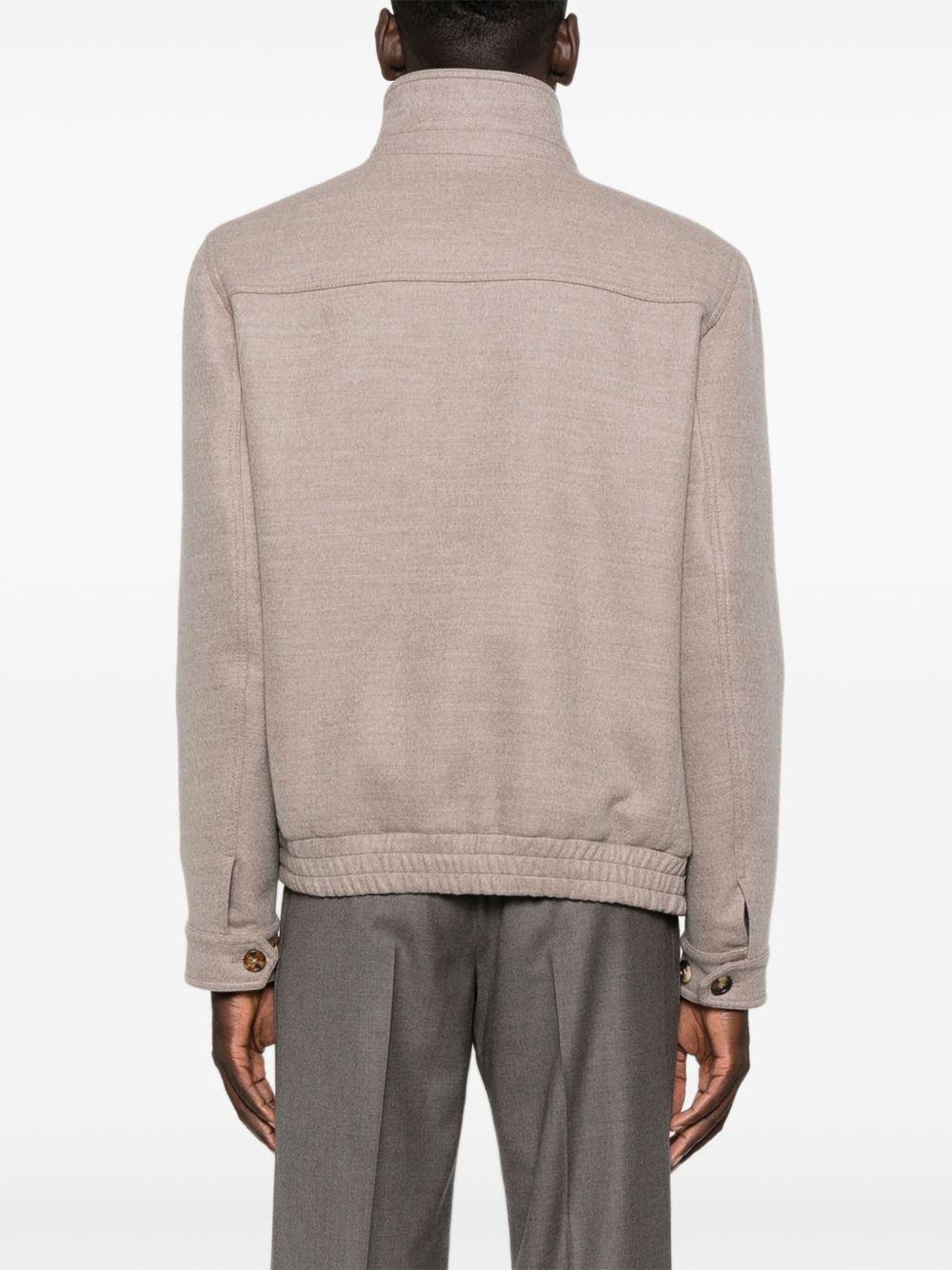 BRUNELLO CUCINELLI Giacca a collo alto con zip
