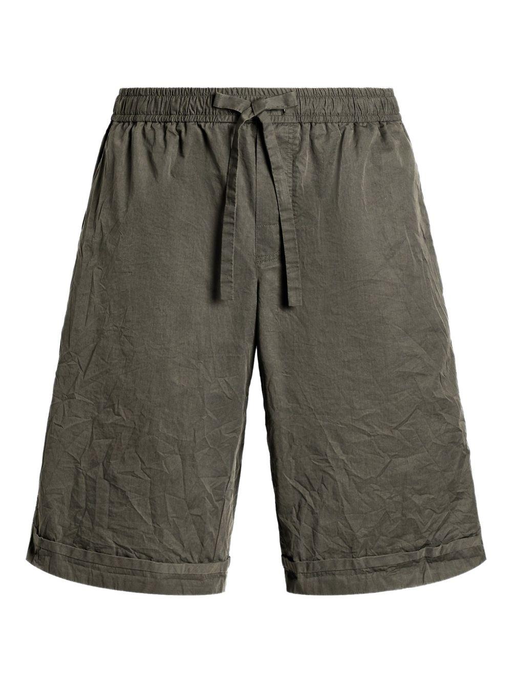 DOLCE e GABBANA Shorts in cotone grigio