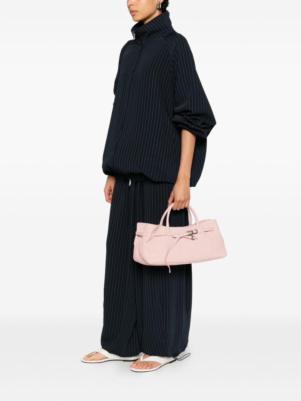 MARGESHERWOOD Borsa in pelle Grandma Used Bag rosa con logo