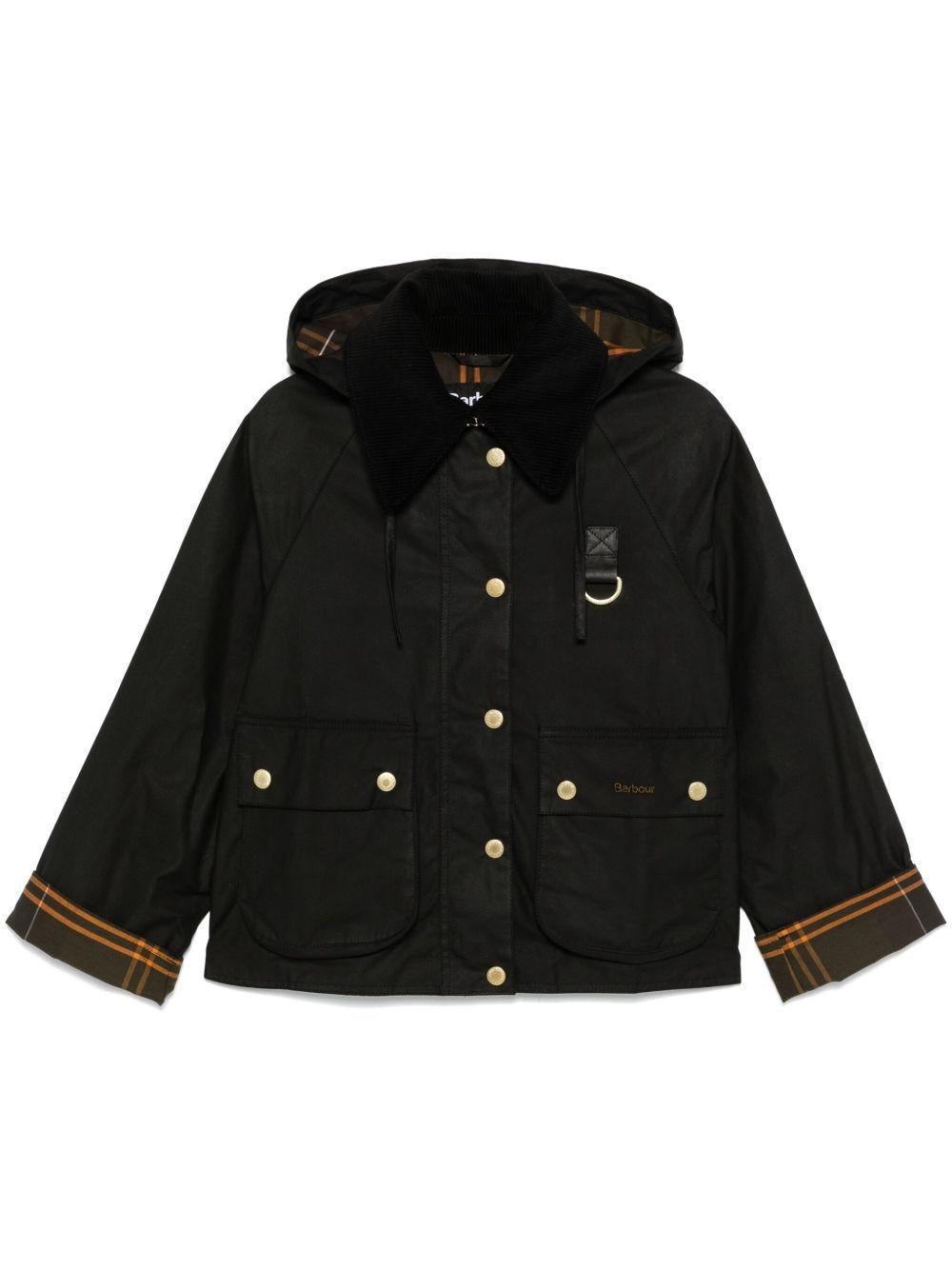 BARBOUR Giacca 'Reighton' in cotone nero