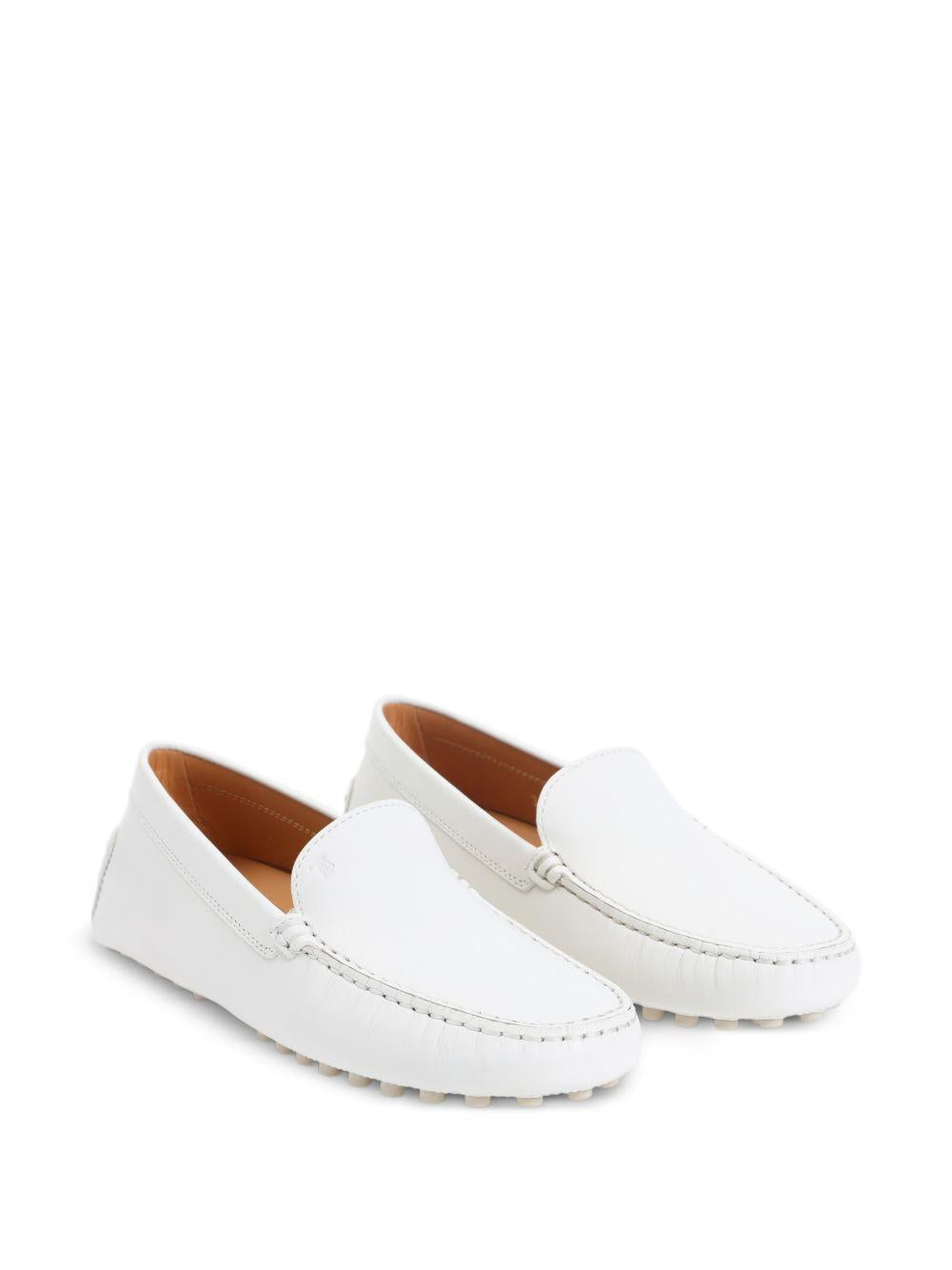 TODS Mocassini in pelle bianca