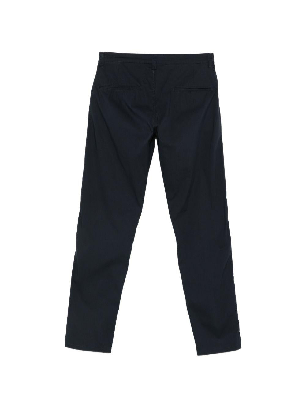 ASPESI Pantaloni blu casual a gamba dritta