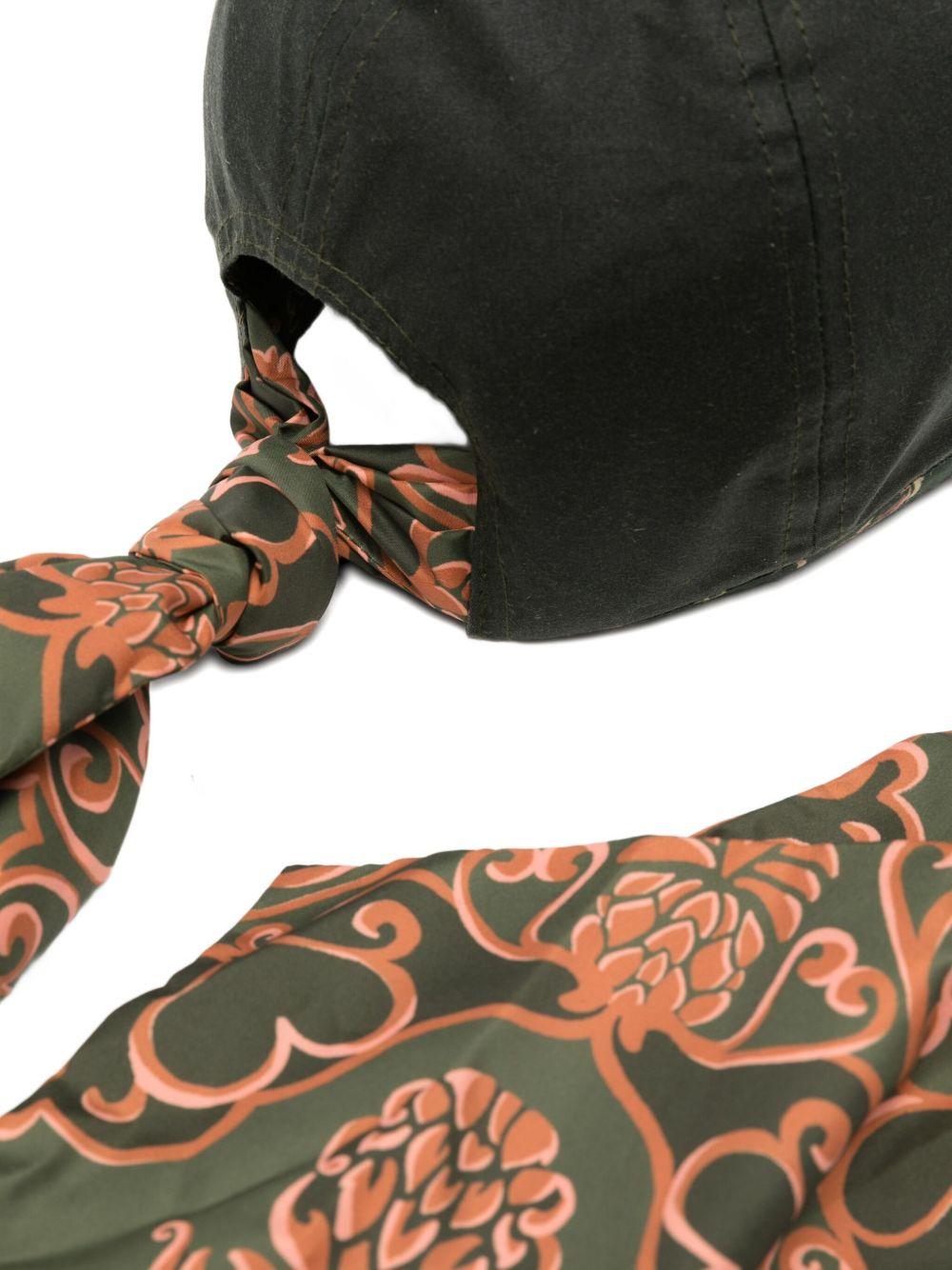 BARBOUR Cappello da baseball con foulard