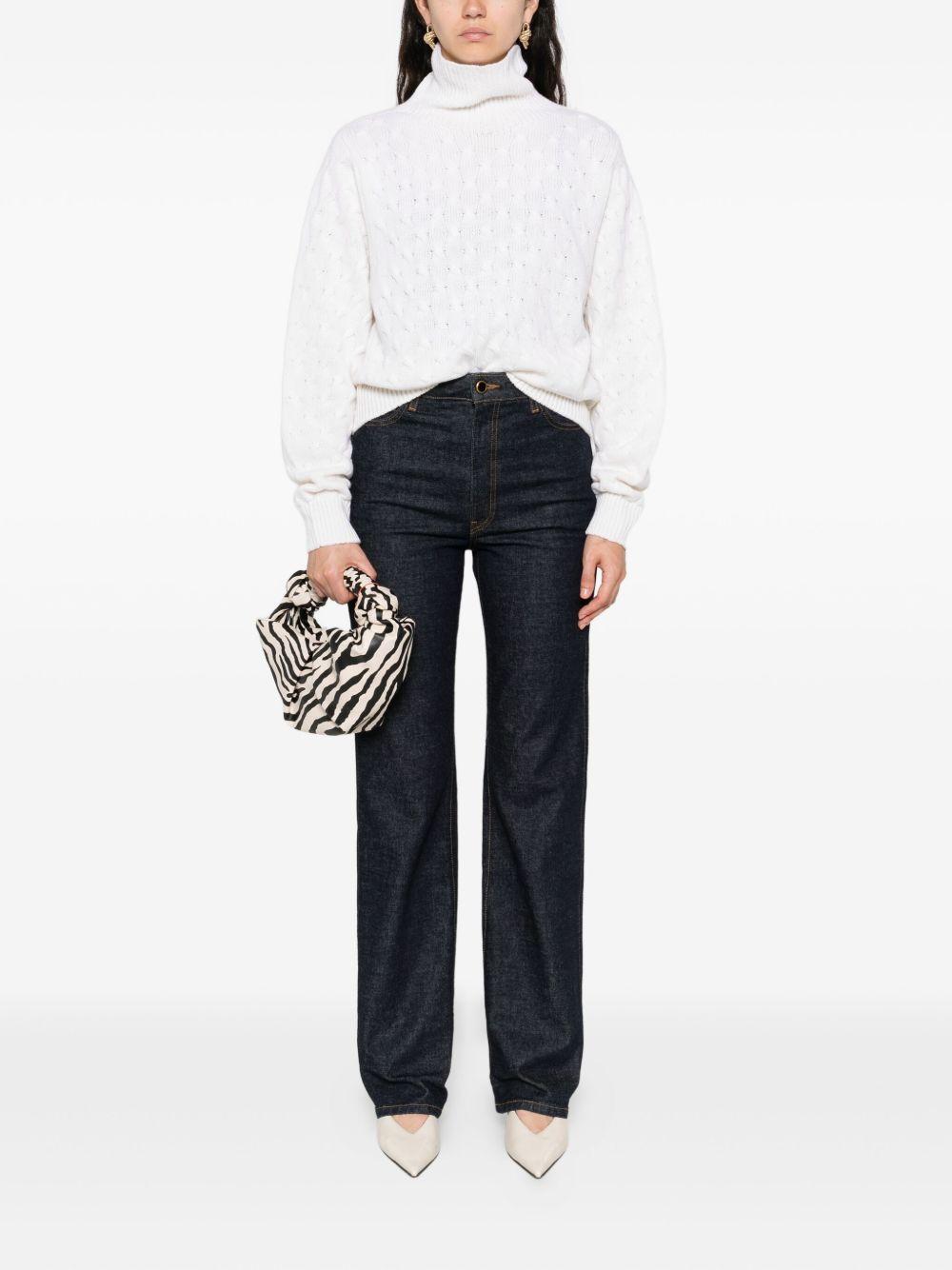 TABARONI Maglia a collo alto di cashmire