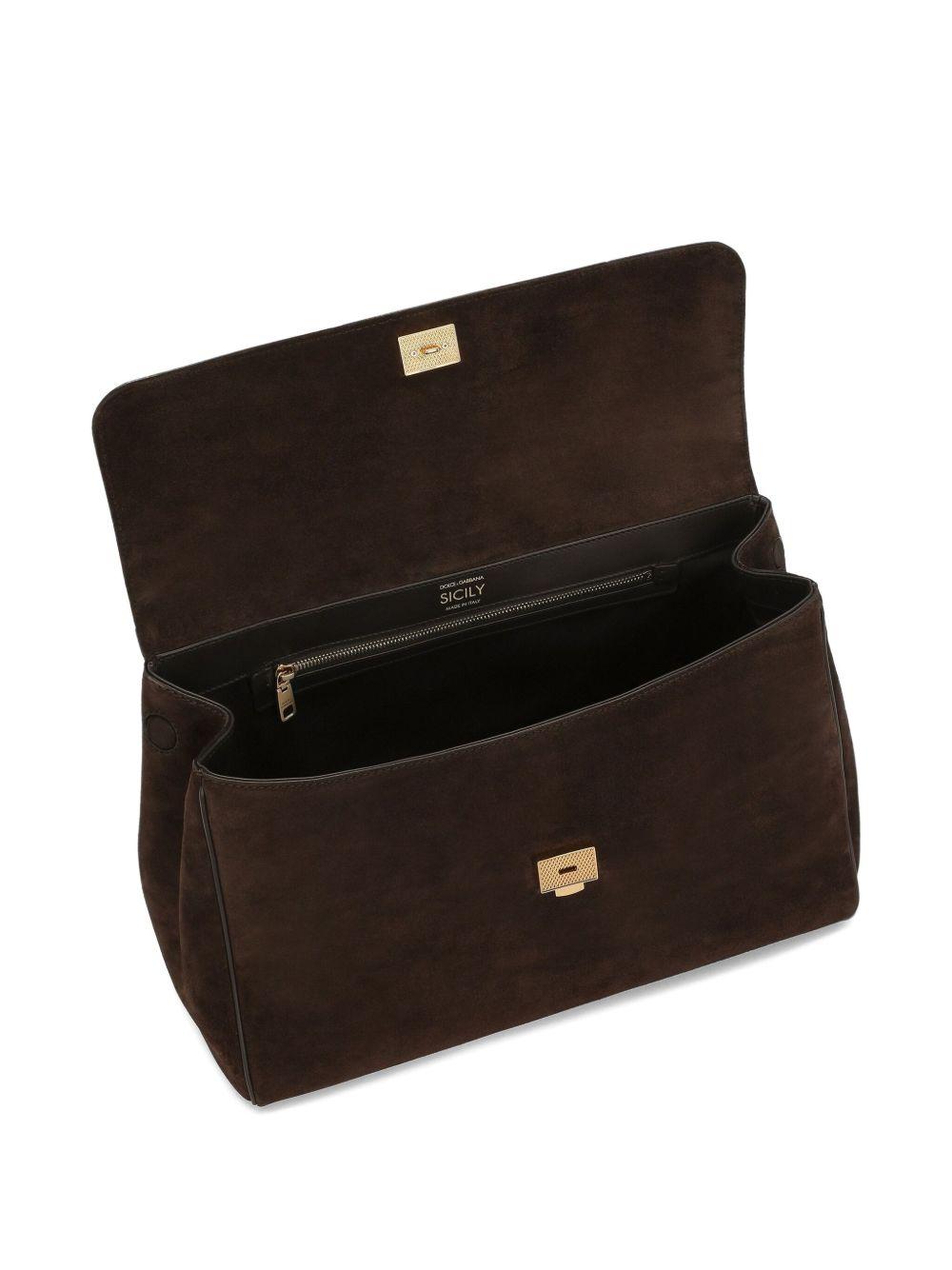 DOLCE e GABBANA Borsa a mano 'Sicily Soft Suede'