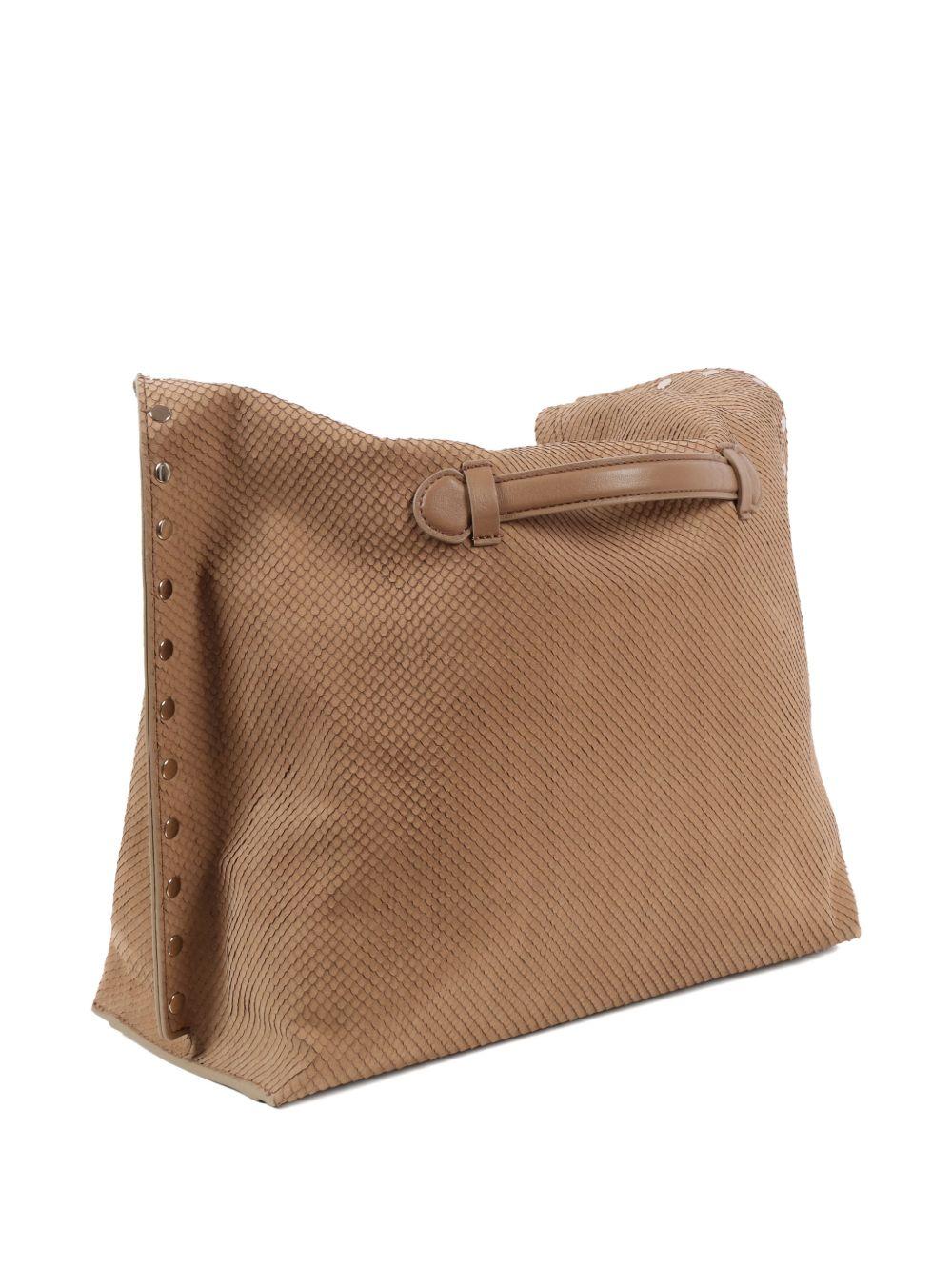 ZANELLATO Borsa A'Spasso Medium Amoretto in pelle beige