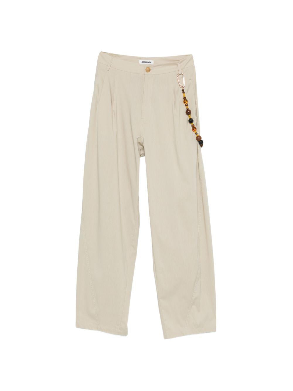 DARKPARK Pantaloni Phebe con ciondolo di perline