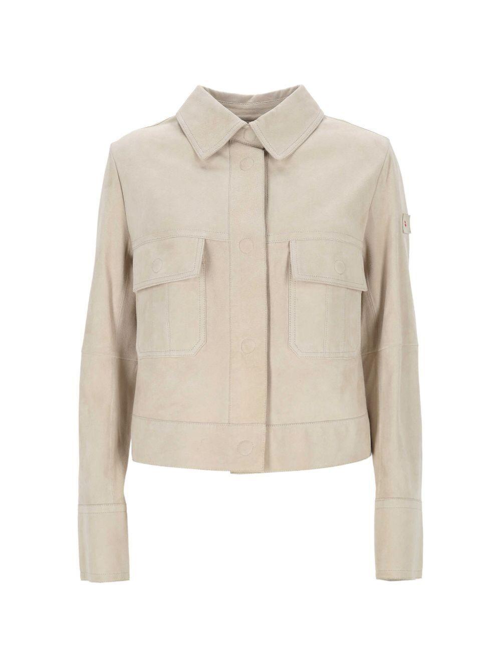 PEUTEREY Giacchetto in pelle suede Era