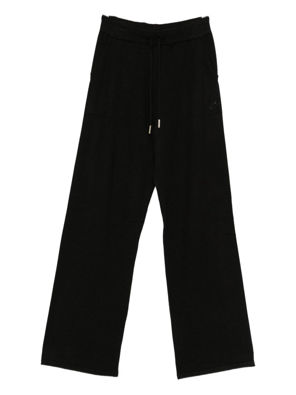 BLUGIRL Pantaloni wide leg neri
