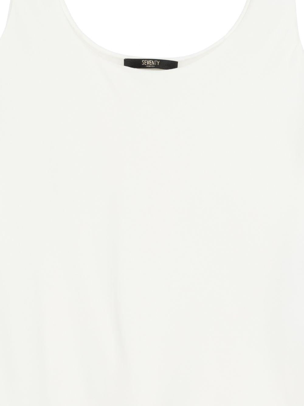SEVENTY Top classico bianco