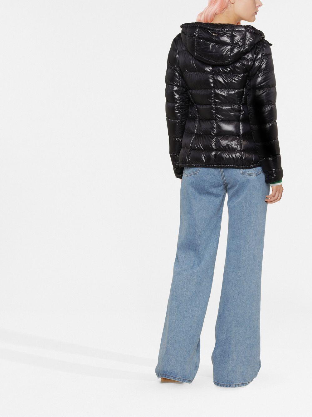 HERNO Piumino corto con cappuccio