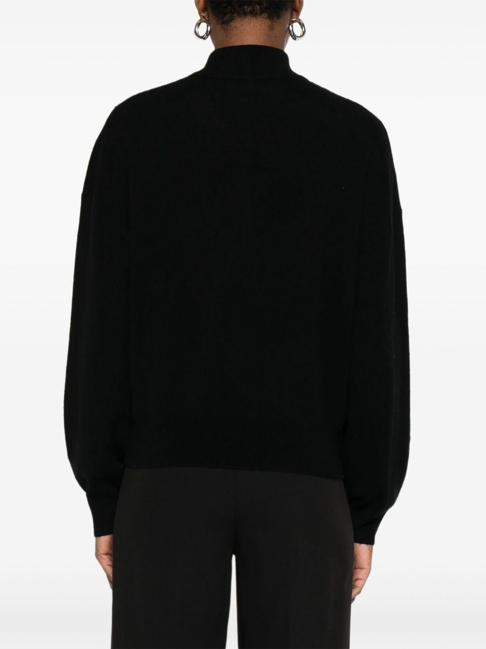 BLUGIRL Maglia nera a maniche lunghe