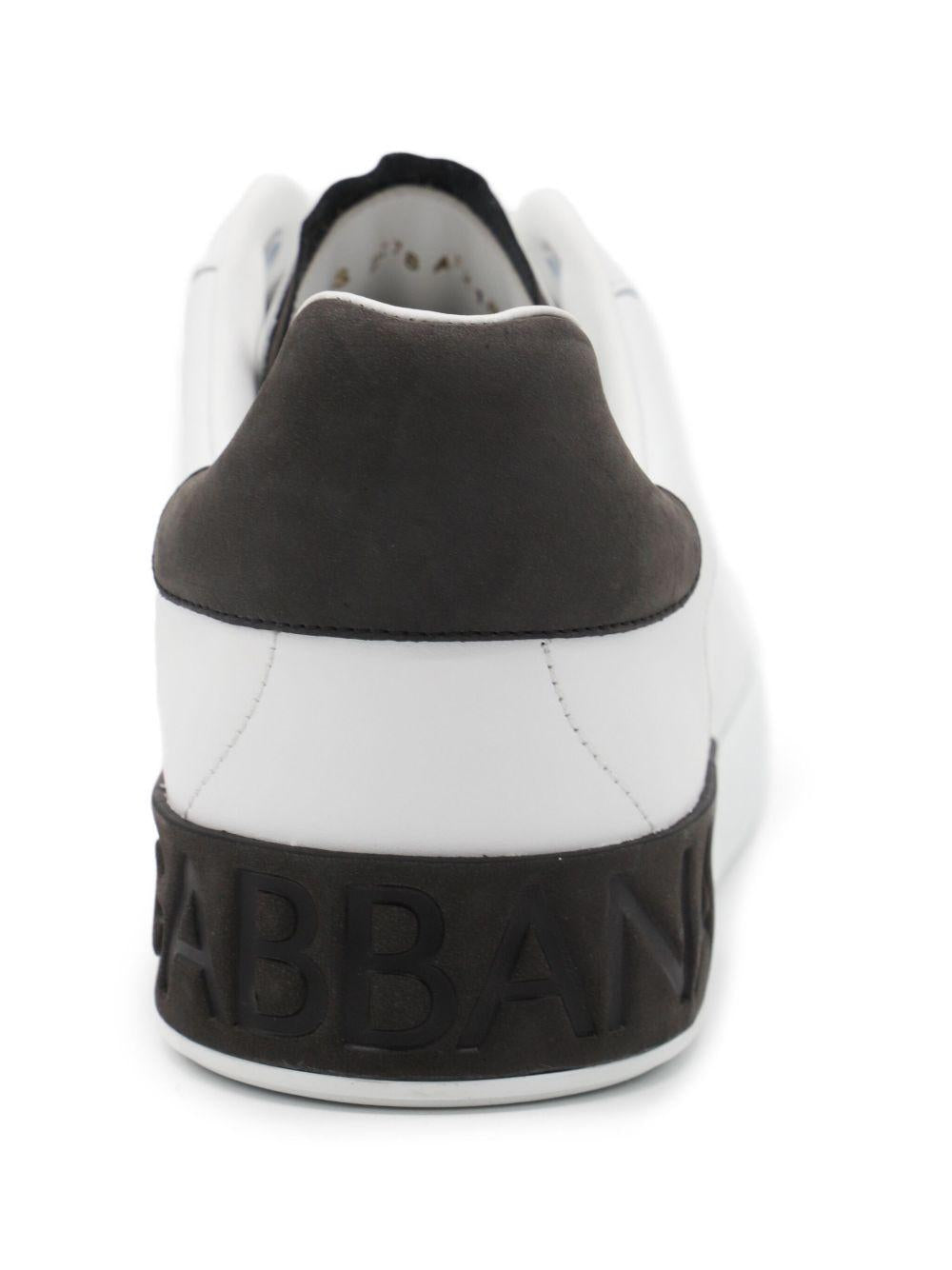 DOLCE e GABBANA Sneakers 'Portofino' bianche e nere