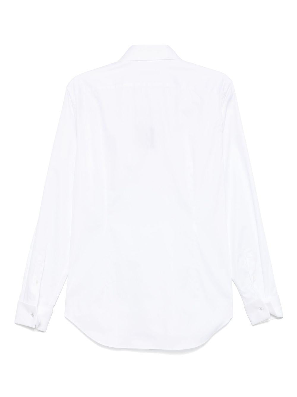 CORNELIANI Camicia classica in cotone bianco