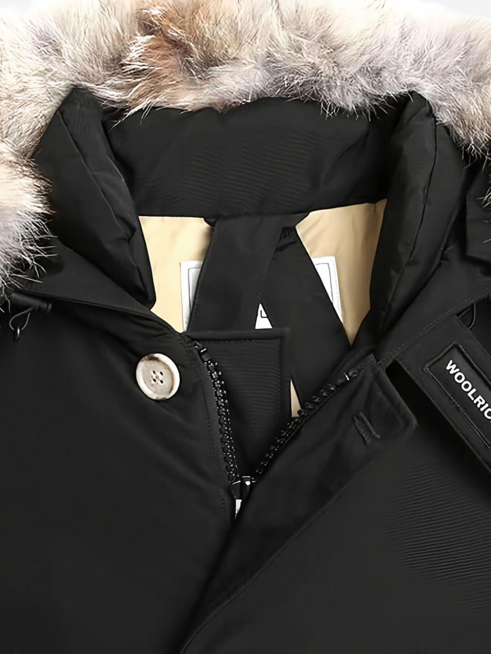 WOOLRICH Parka nero Arctic Detachable Anorak
