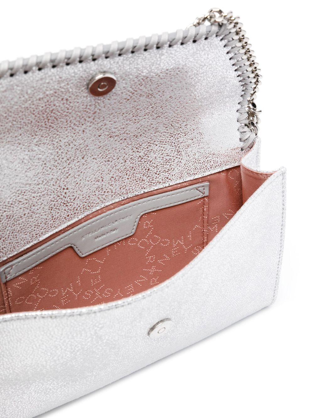 STELLA MCCARTNEY Borsa a tracolla Mini Falabella argento